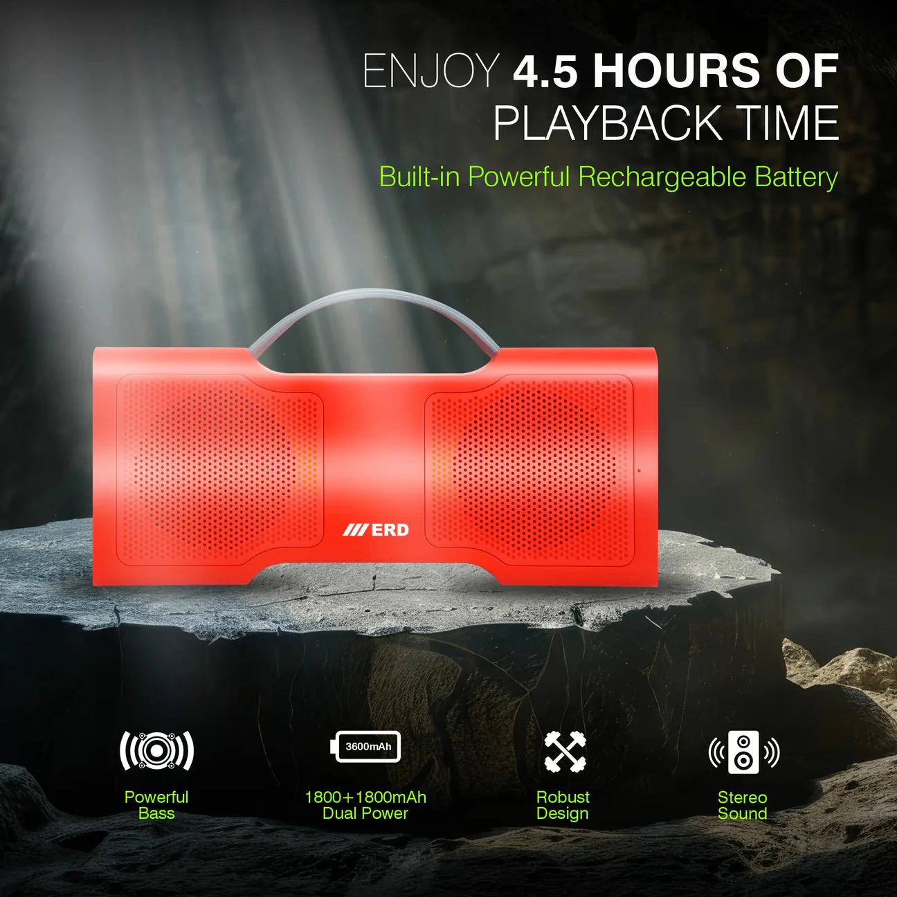 ERD BTS-31 20W Bluetooth Speaker - Image 14