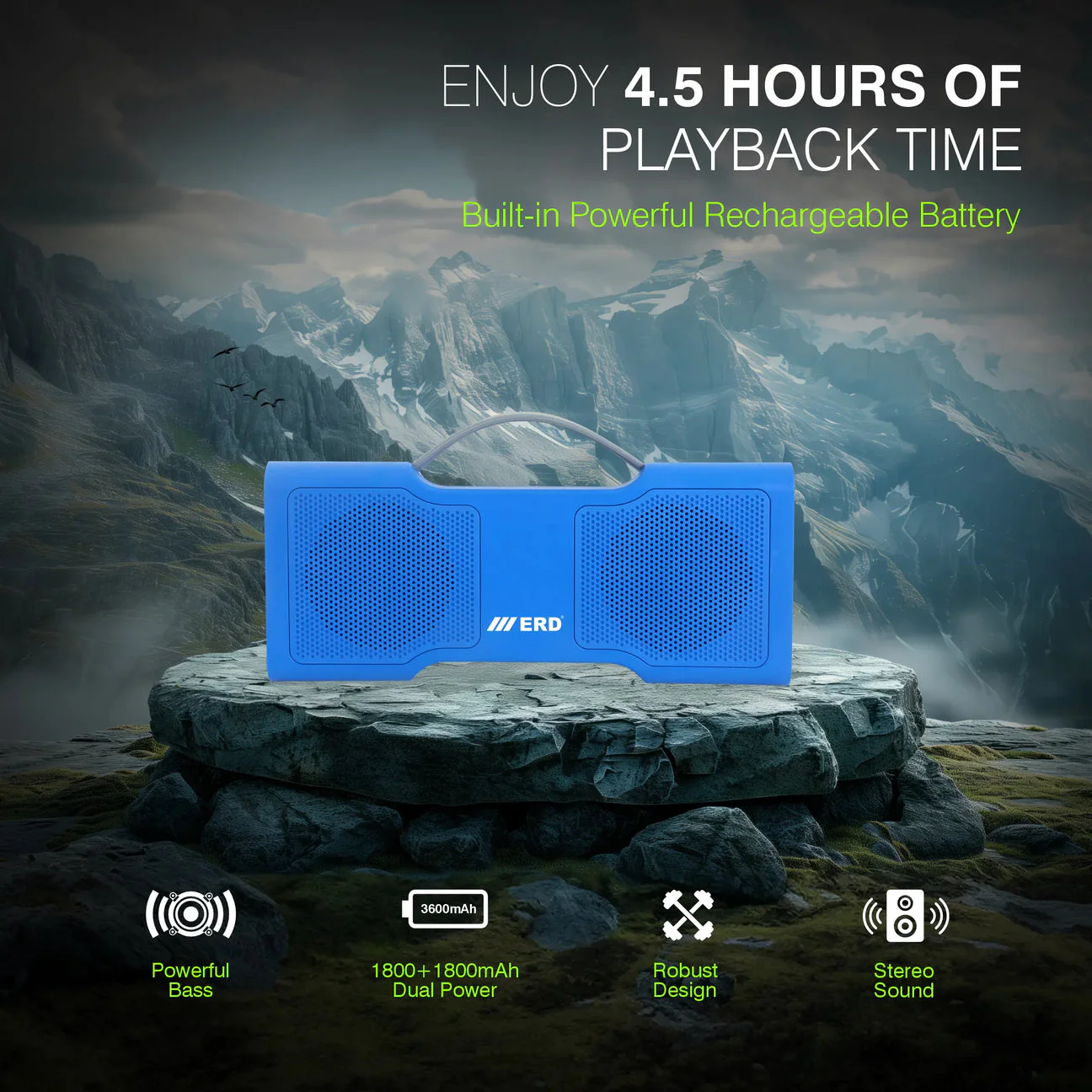 ERD BTS-31 20W Bluetooth Speaker - Image 22