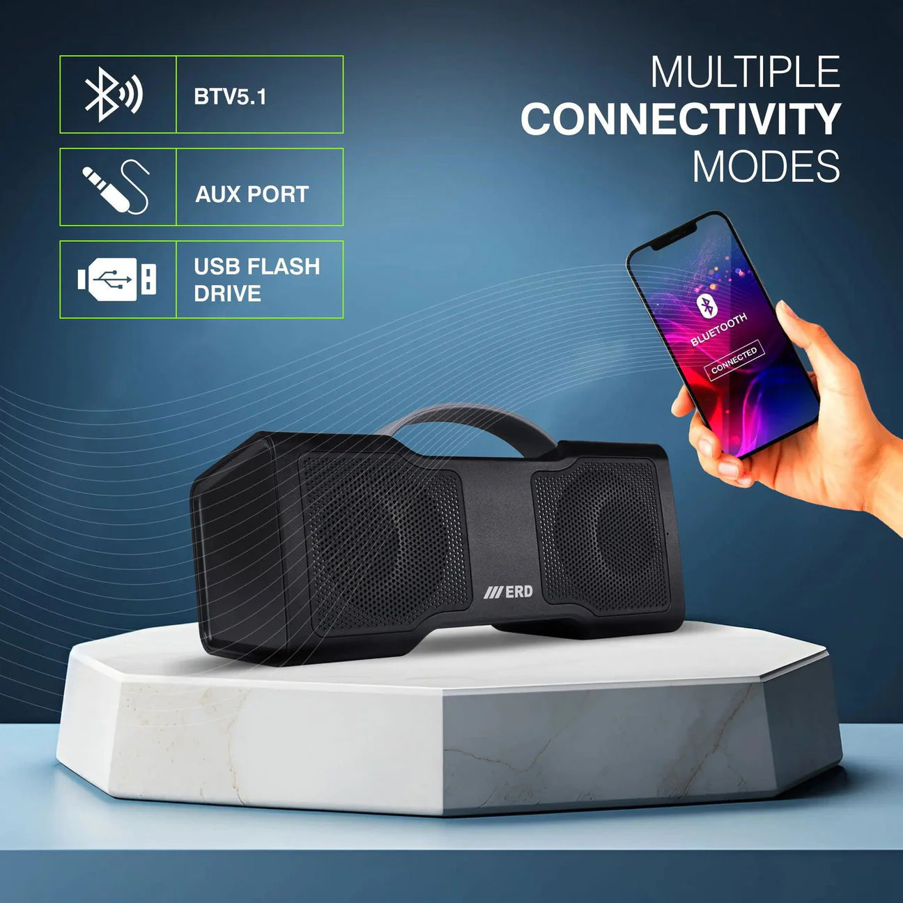ERD BTS-31 20W Bluetooth Speaker - Image 8