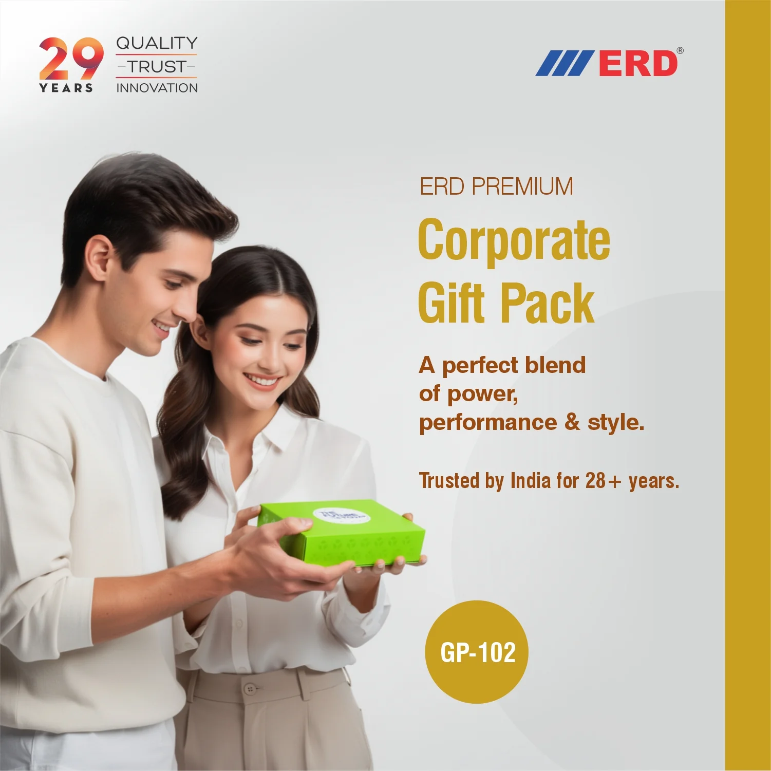 ERD Premium Corporate Gift Pack - GP-102 (10000mAh Power Bank  + 33W Charger + TWS + 65W USB-C Cable) - Image 3
