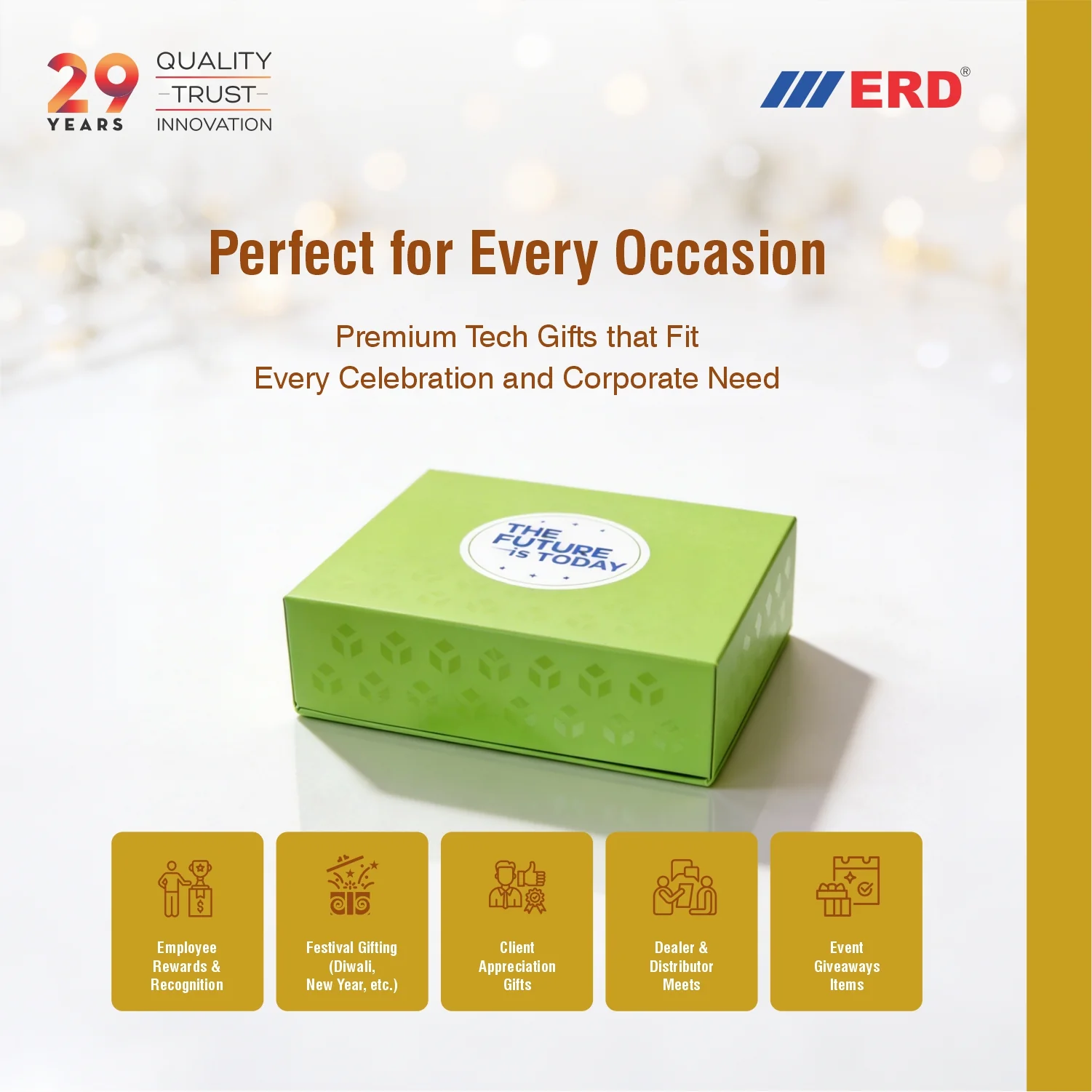 ERD Premium Corporate Gift Pack - GP-102 (10000mAh Power Bank  + 33W Charger + TWS + 65W USB-C Cable) - Image 5