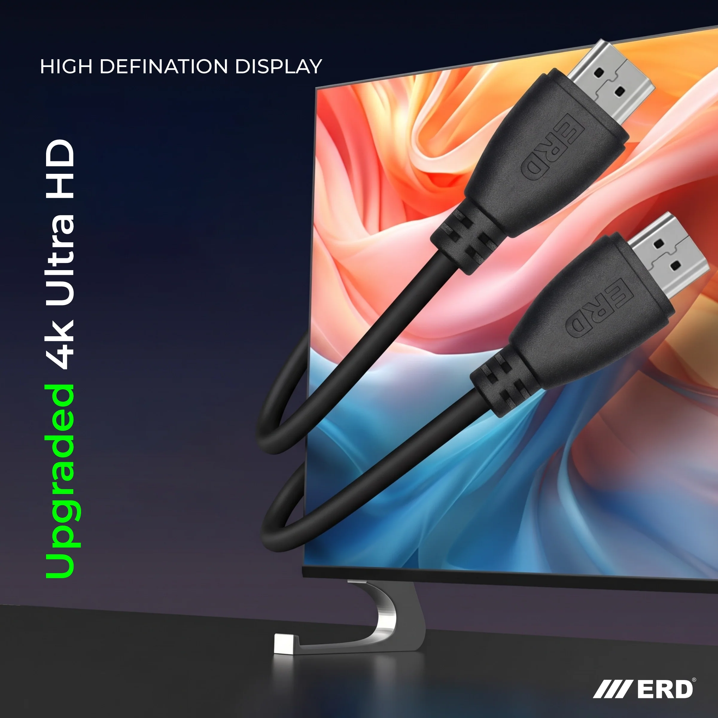 ERD HDMI CABLE HD-101 (1MTR) - Image 4