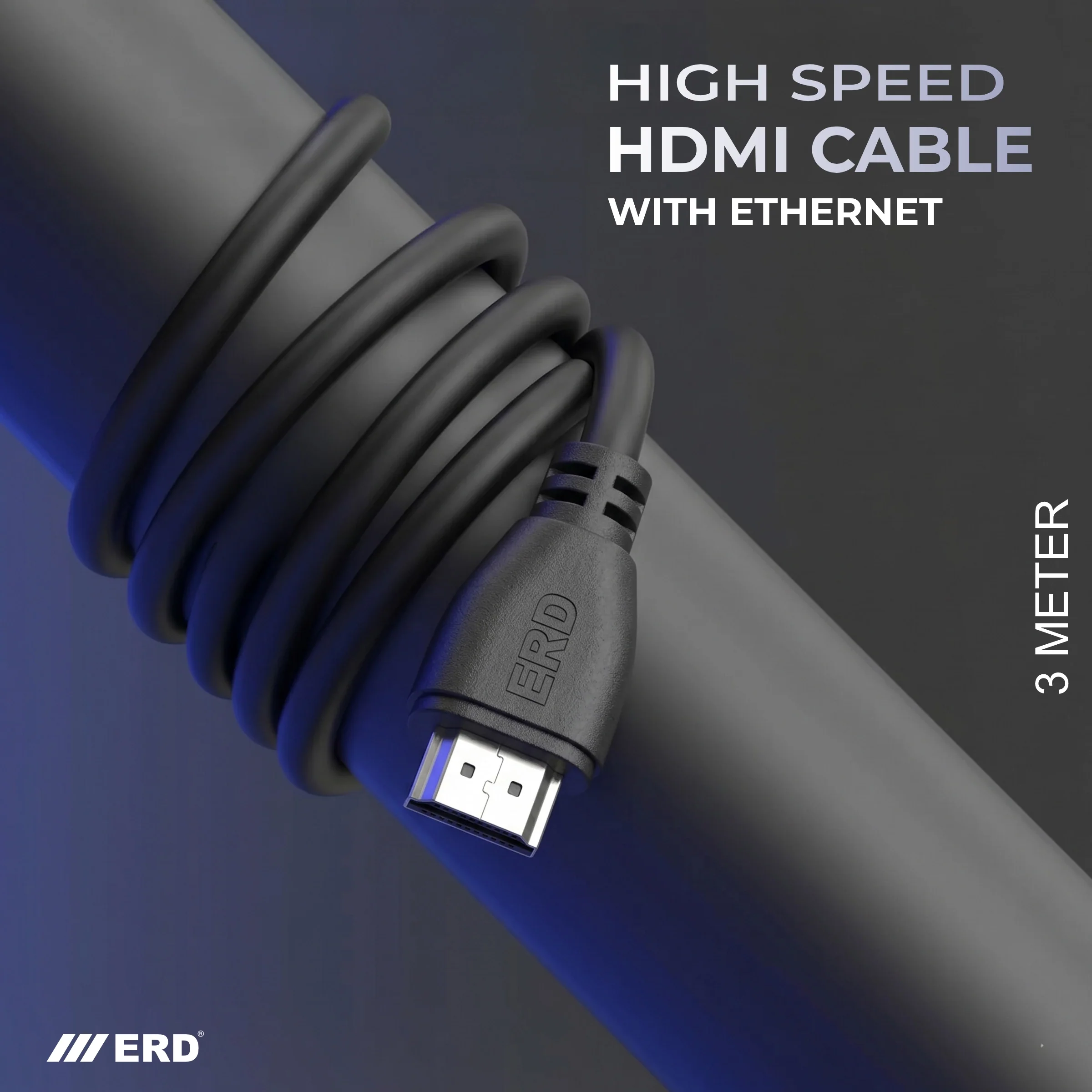 ERD HDMI CABLE HD-103 (3MTR) - Image 3