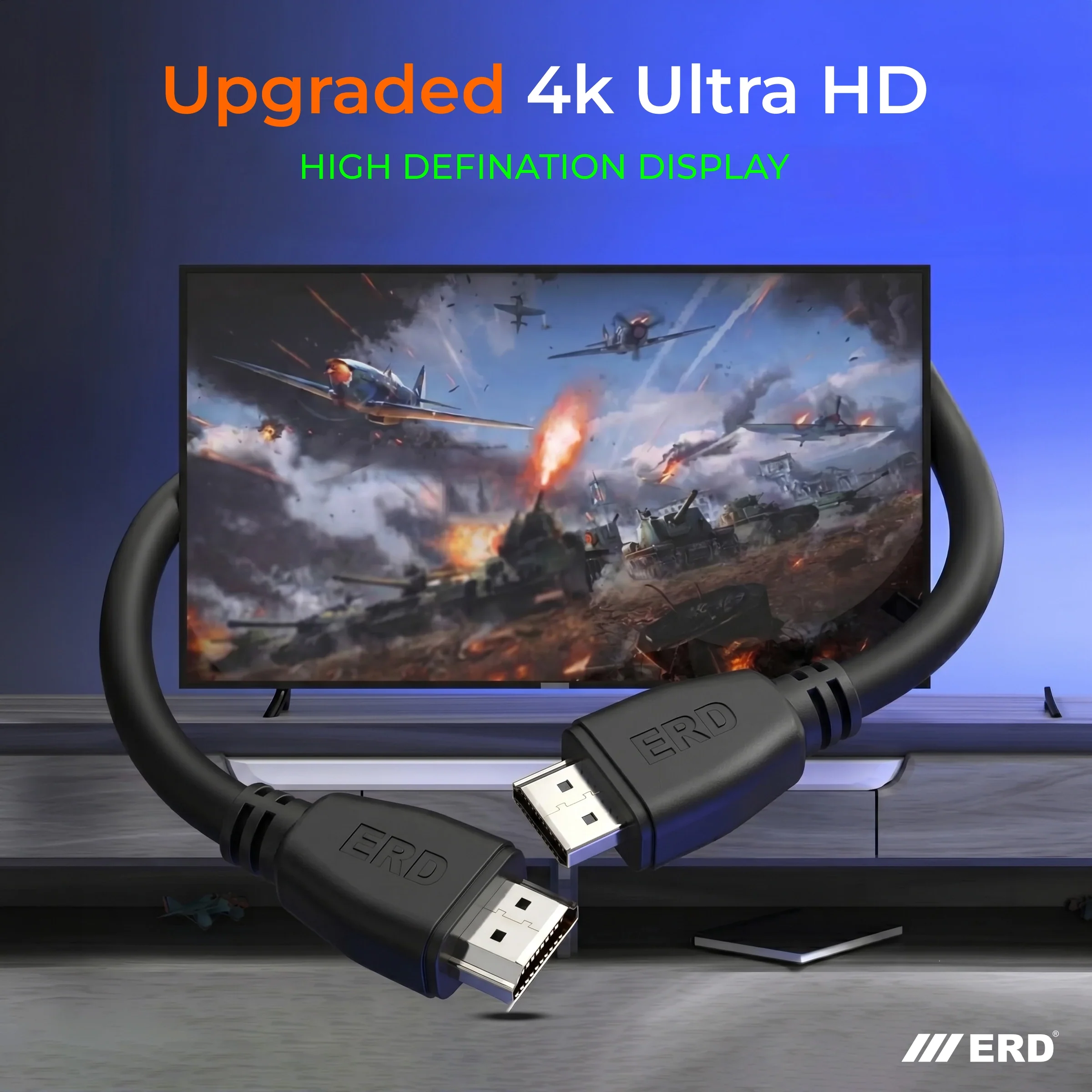 ERD HDMI CABLE HD-103 (3MTR) - Image 5