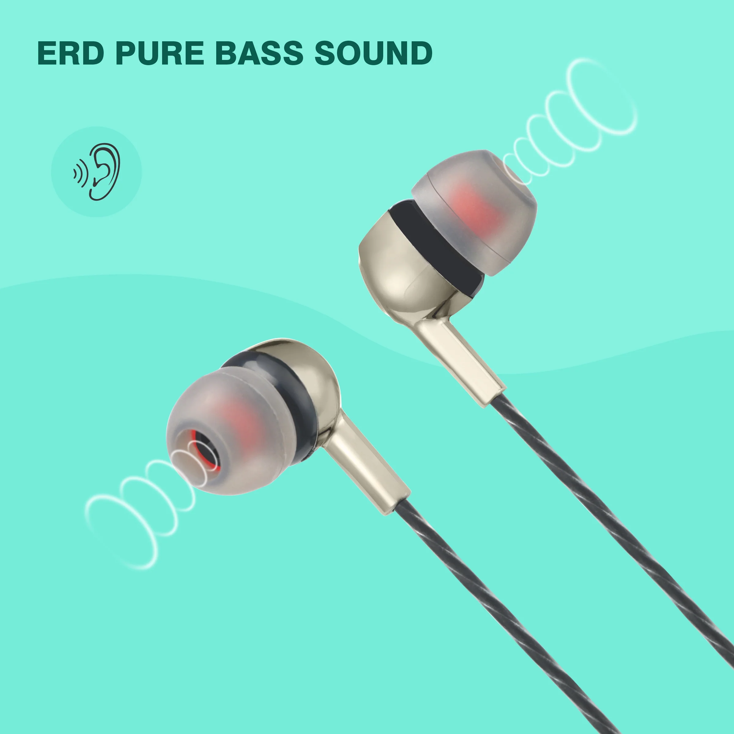 ERD HF-101 AUX Mobile Earphone - Image 3