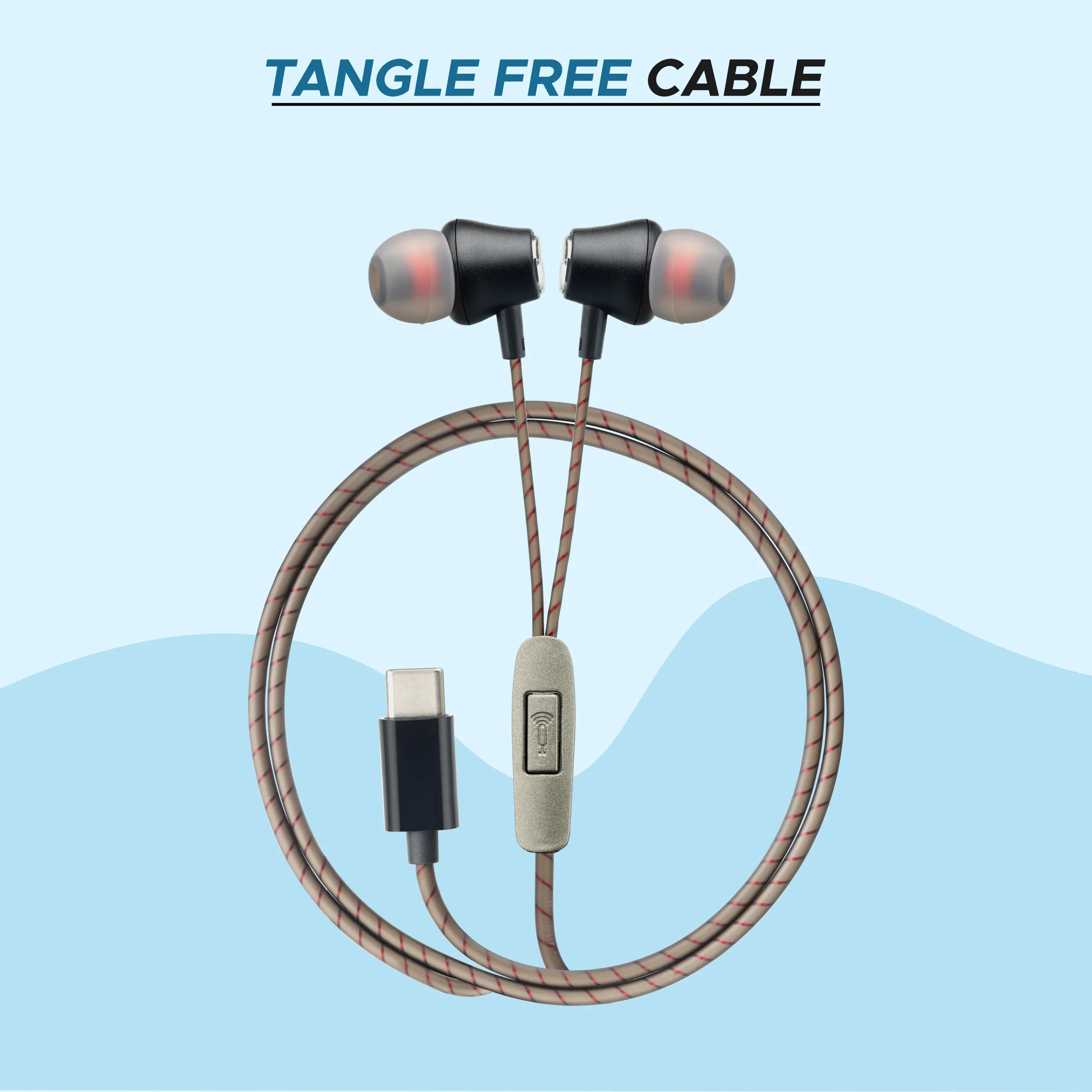 ERD HF-102 USB-C Wired Earphone - Image 5