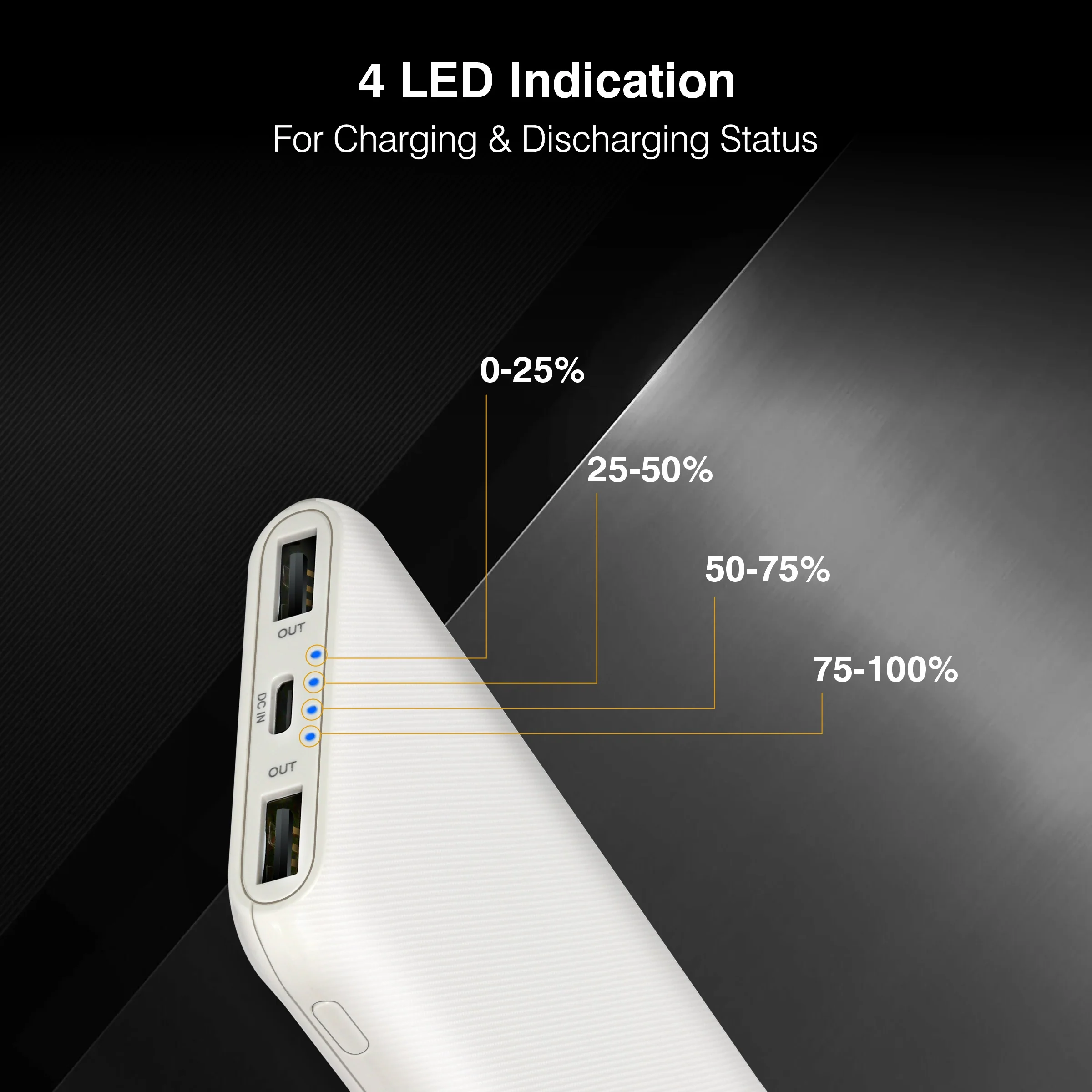 ERD PB-10KE Power Bank 10000 mAh (12W) - Image 5