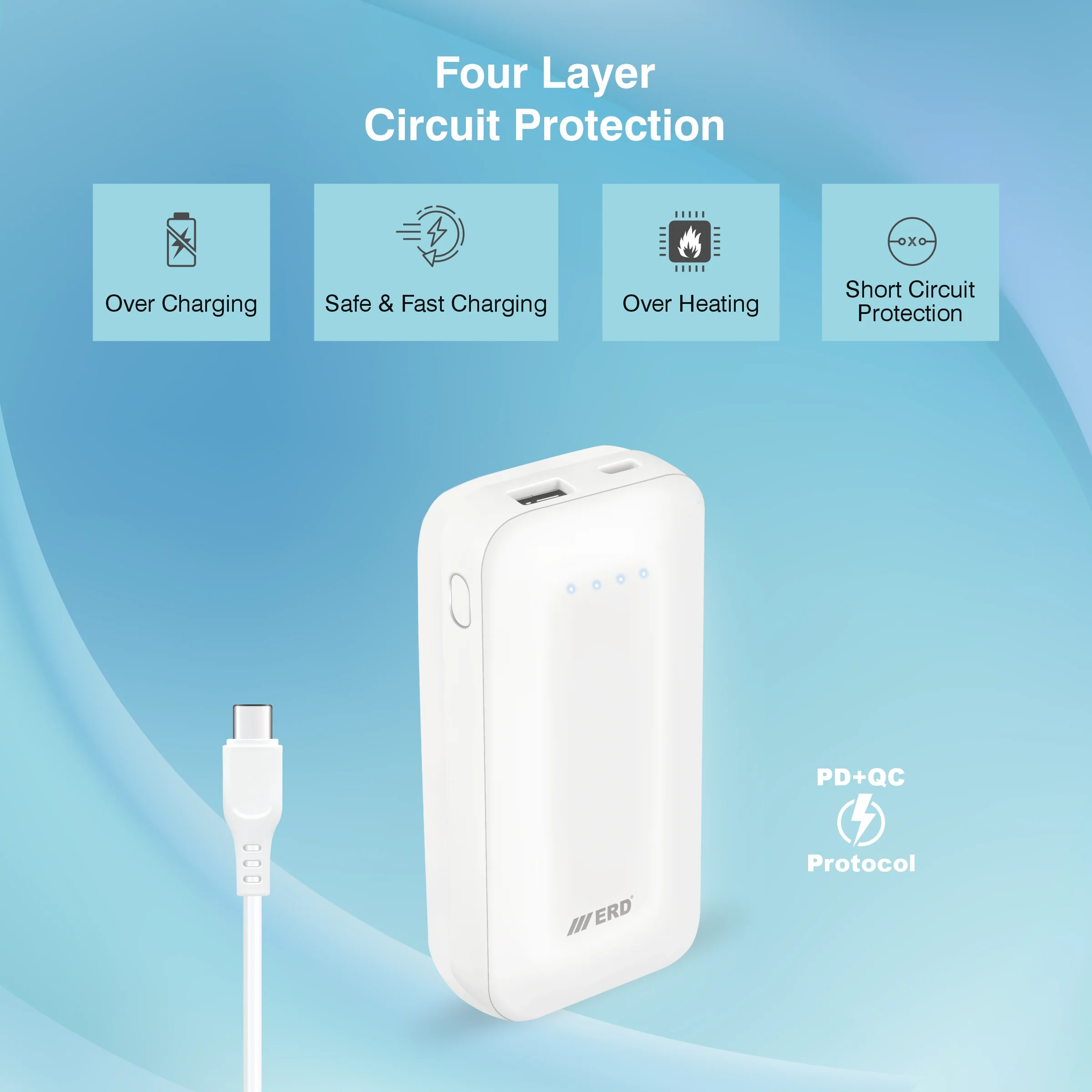 ERD PB-120 Power Bank 10000 mAh (25W) - Image 15