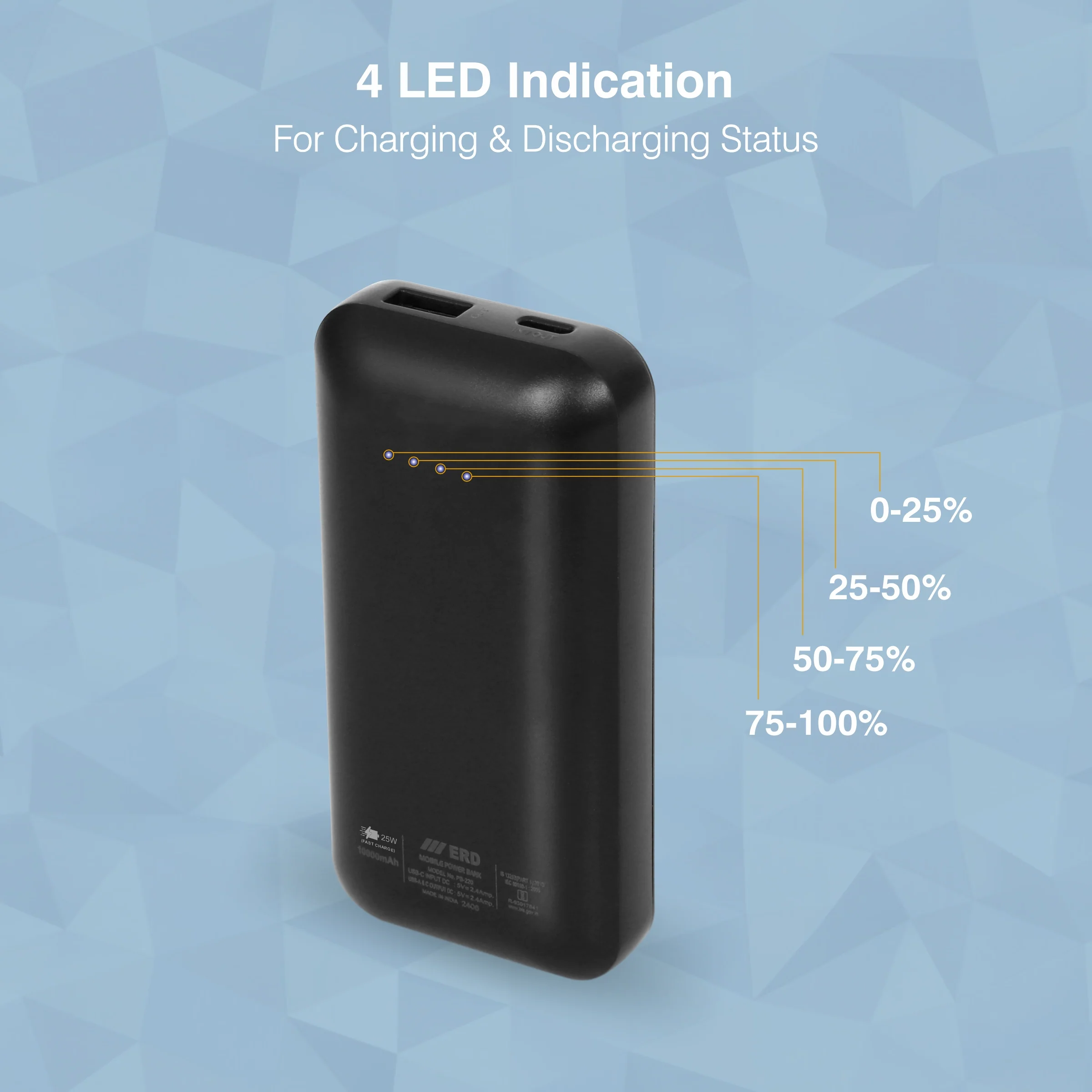 ERD PB-120 Power Bank 10000 mAh (25W) - Image 5