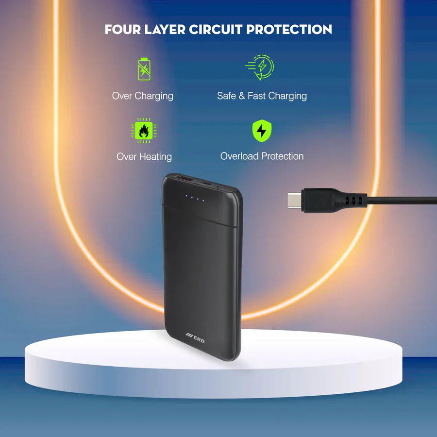 ERD PB-130 Power Bank 10000 mAh (25W) - Image 3