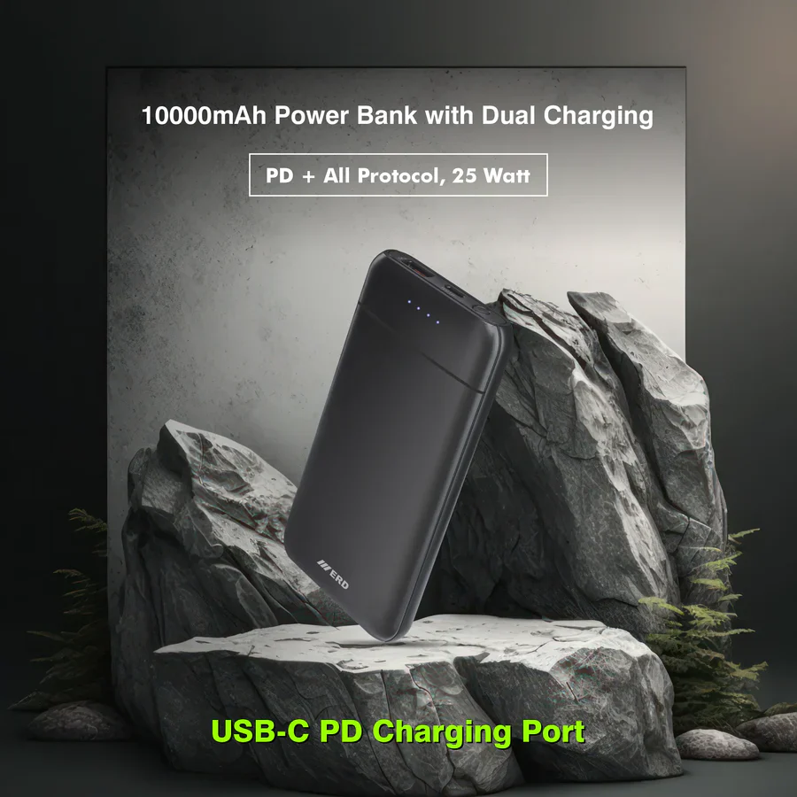 ERD PB-130 Power Bank 10000 mAh (25W) - Image 4