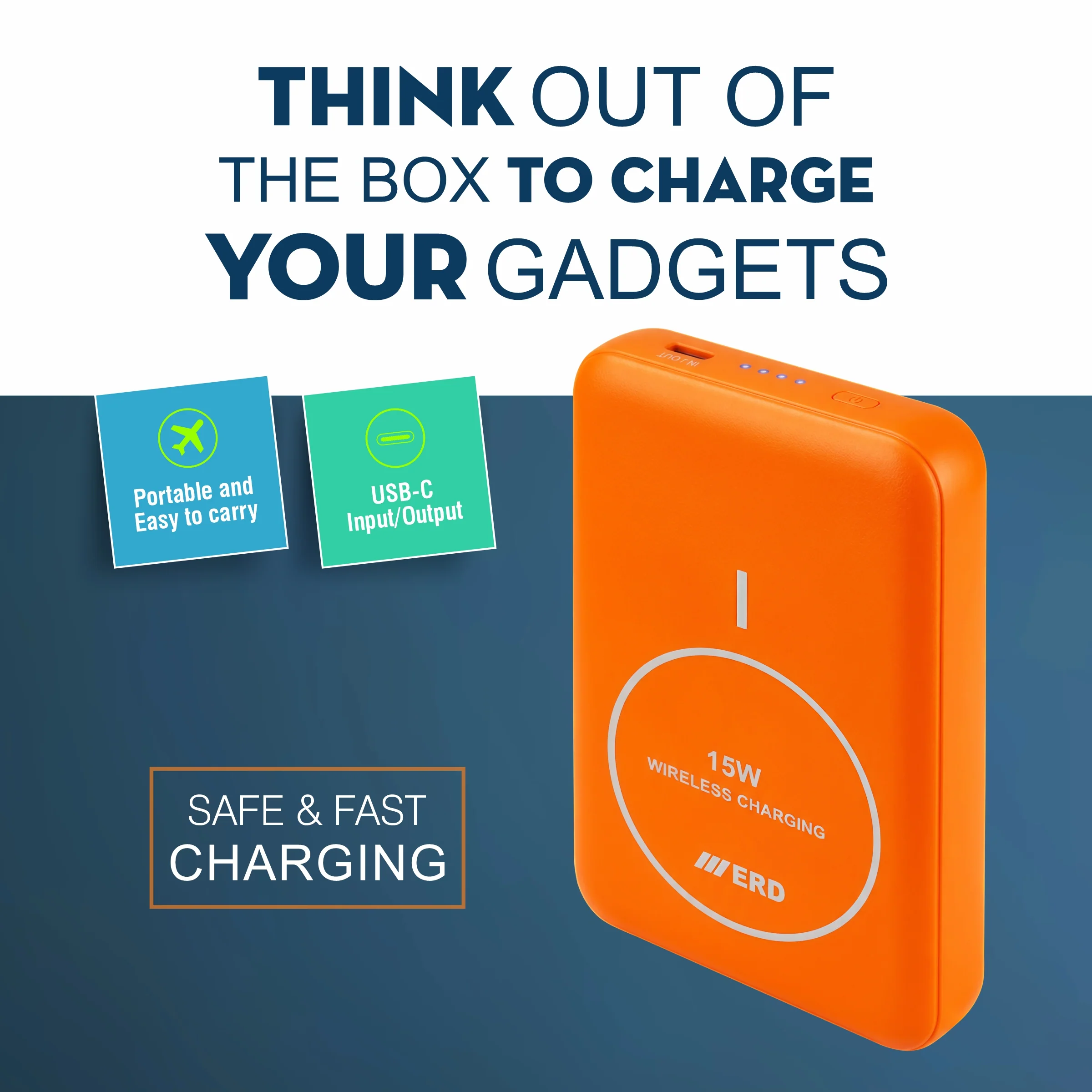 ERD PB-180 Power Bank 10000 mAh (25W) with 15W Wireless Charging - Image 31