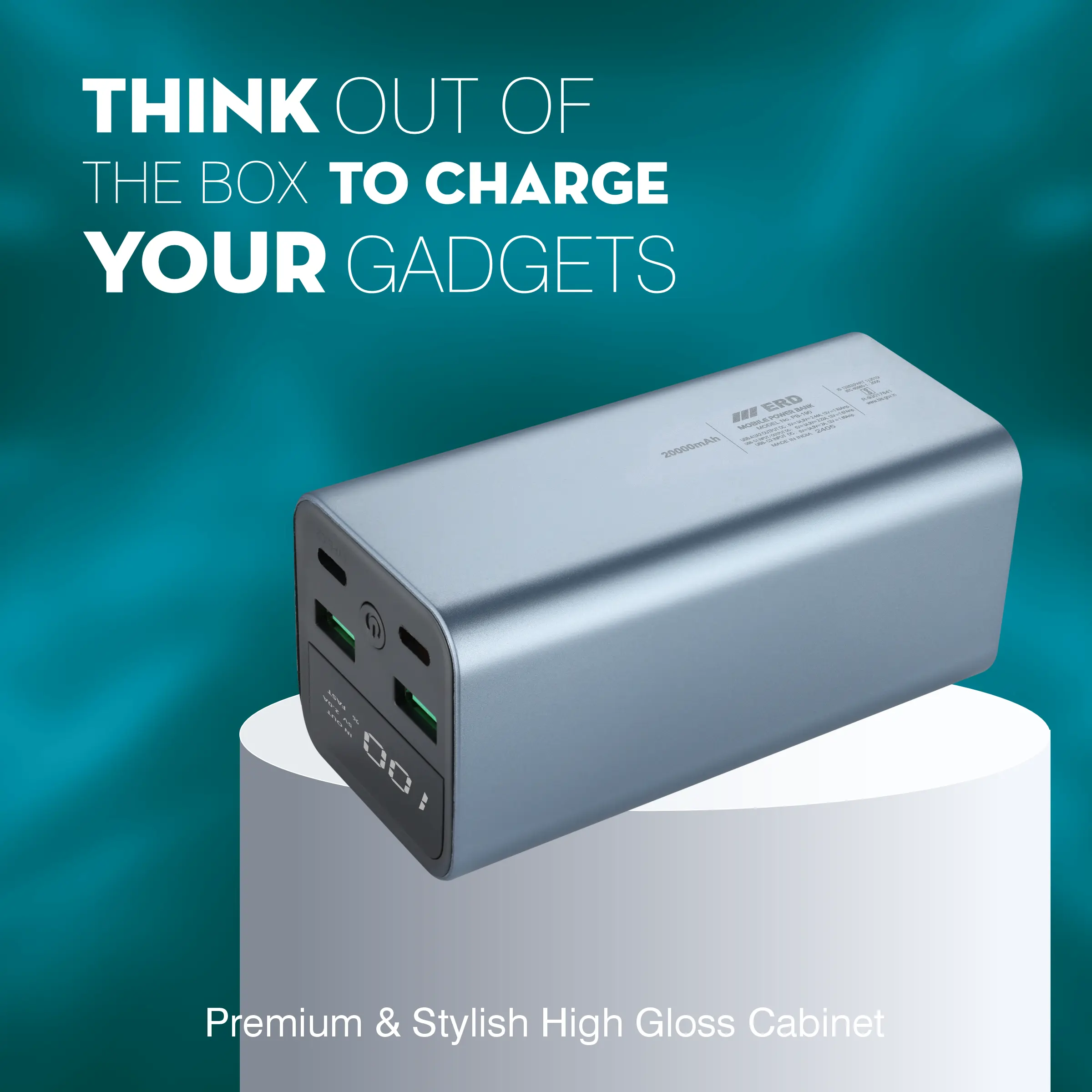 ERD PB-190 Power Bank 20000 mAh (25W) - Image 3