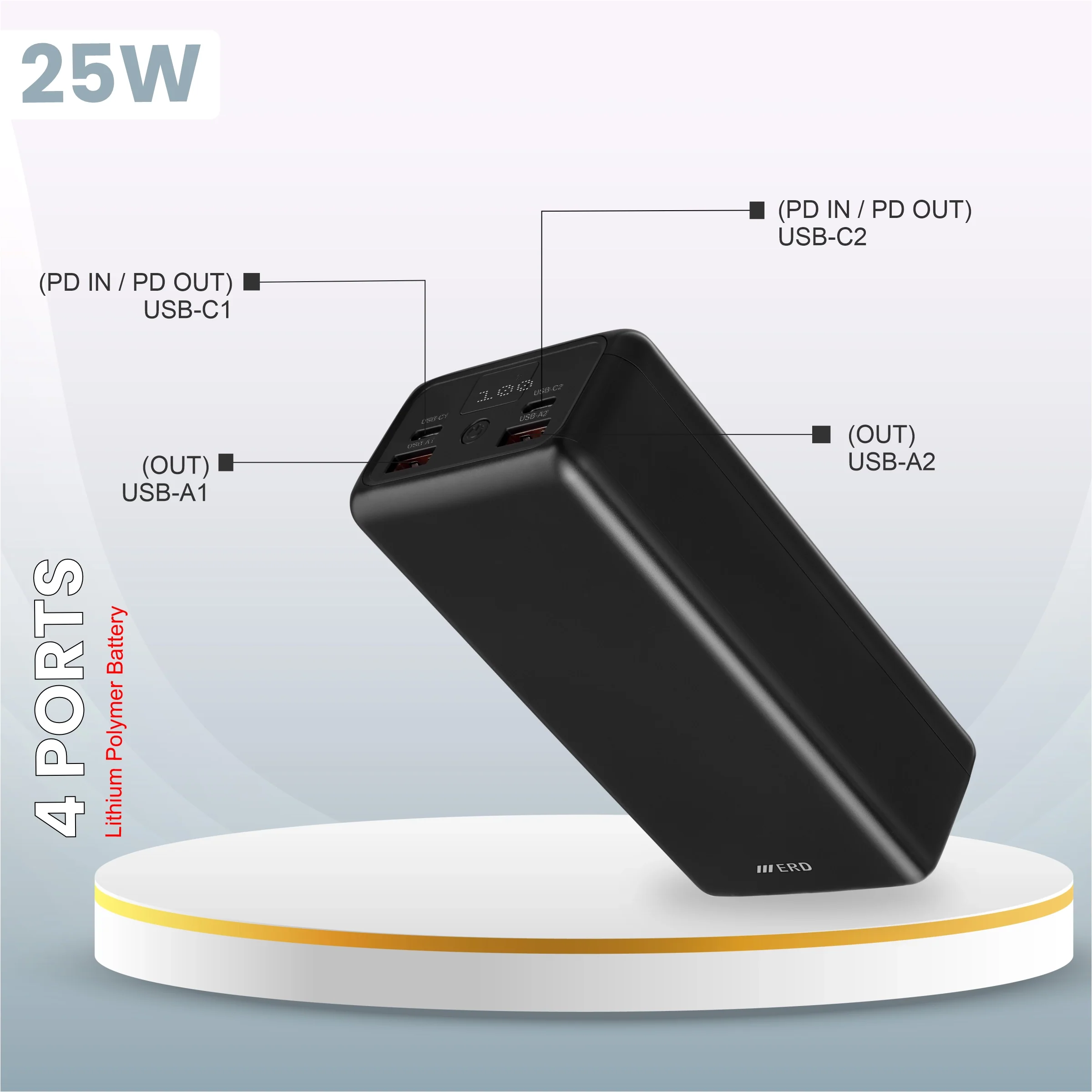 ERD PB-192 Power Bank 30000 mAh (25W) - Image 14