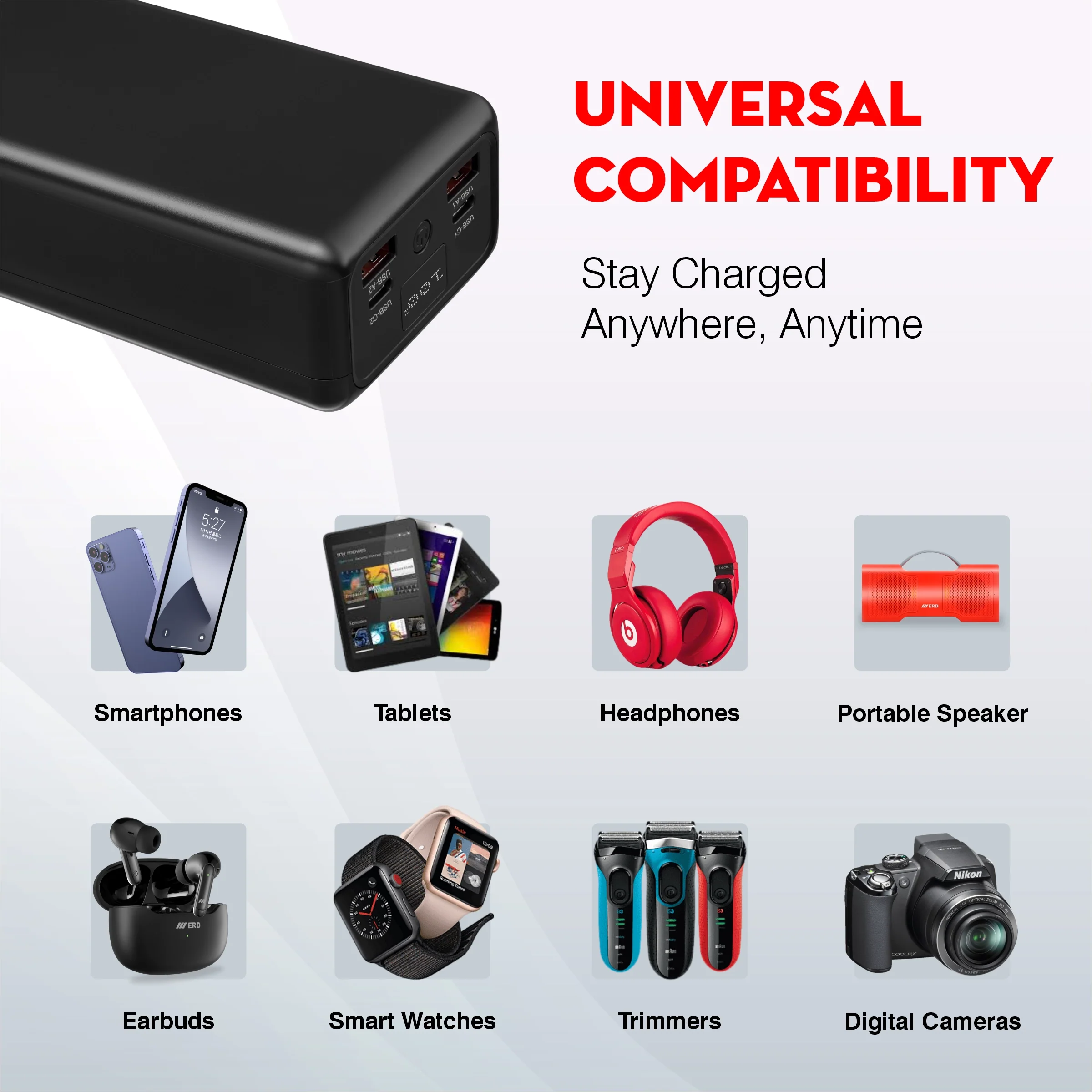 ERD PB-192 Power Bank 30000 mAh (25W) - Image 17