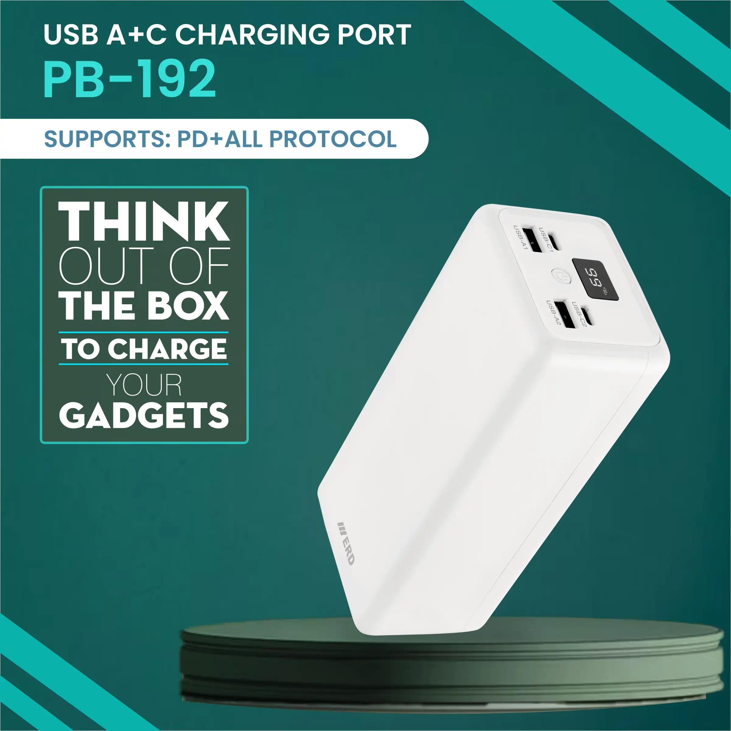 ERD PB-192 Power Bank 30000 mAh (25W) - Image 3