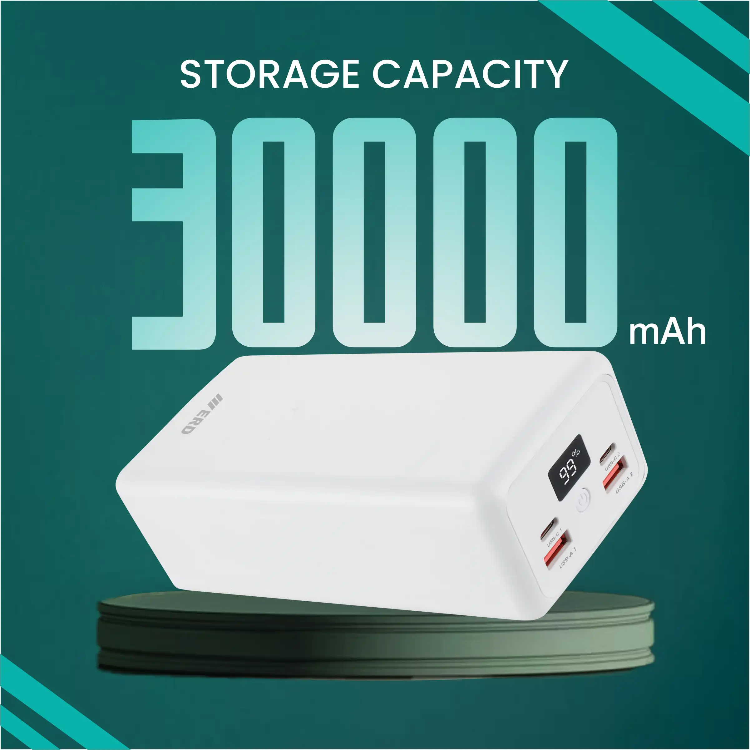 ERD PB-192 Power Bank 30000 mAh (25W) - Image 4