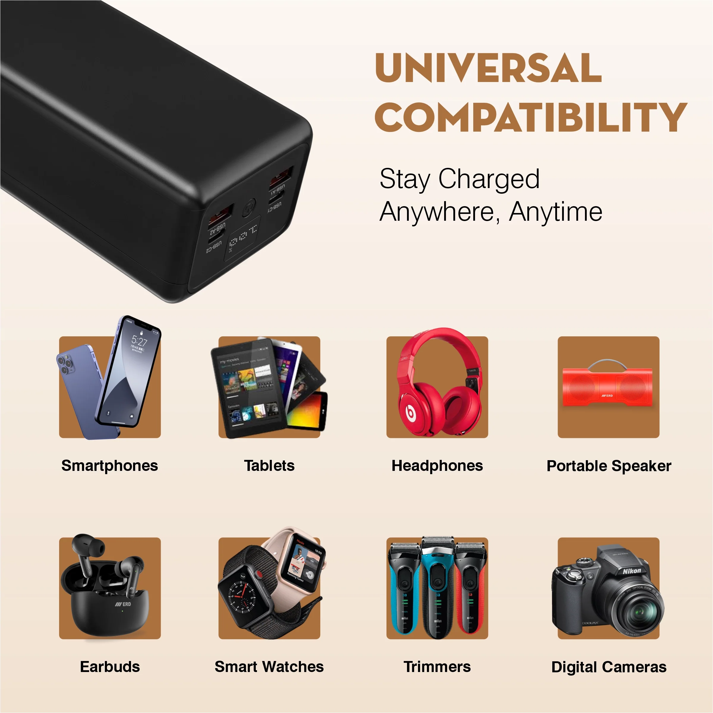 ERD PB-193 Power Bank 40000 mAh (25W) - Image 17