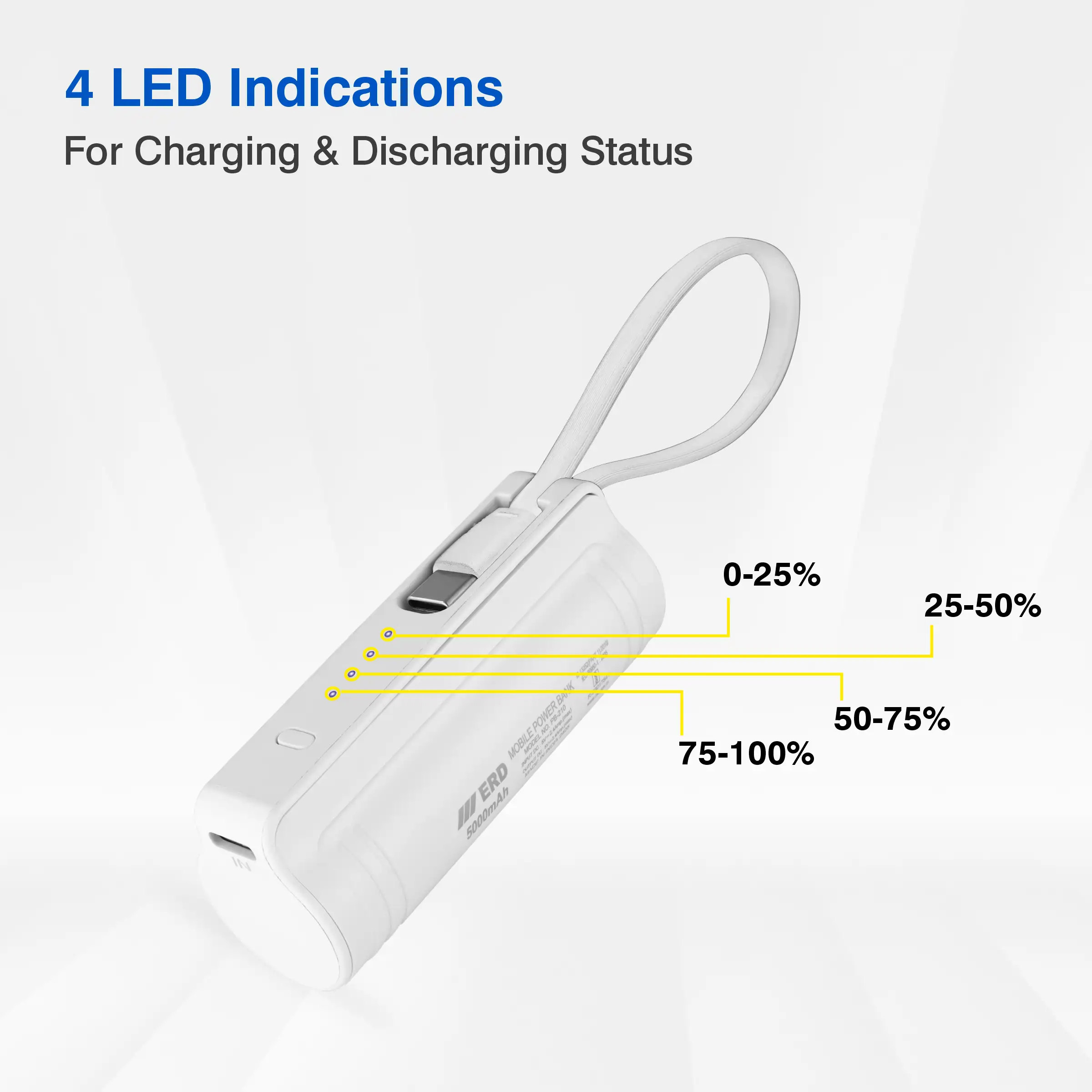 ERD PB-210 Power Bank 5000 mAh (12W) - Image 14