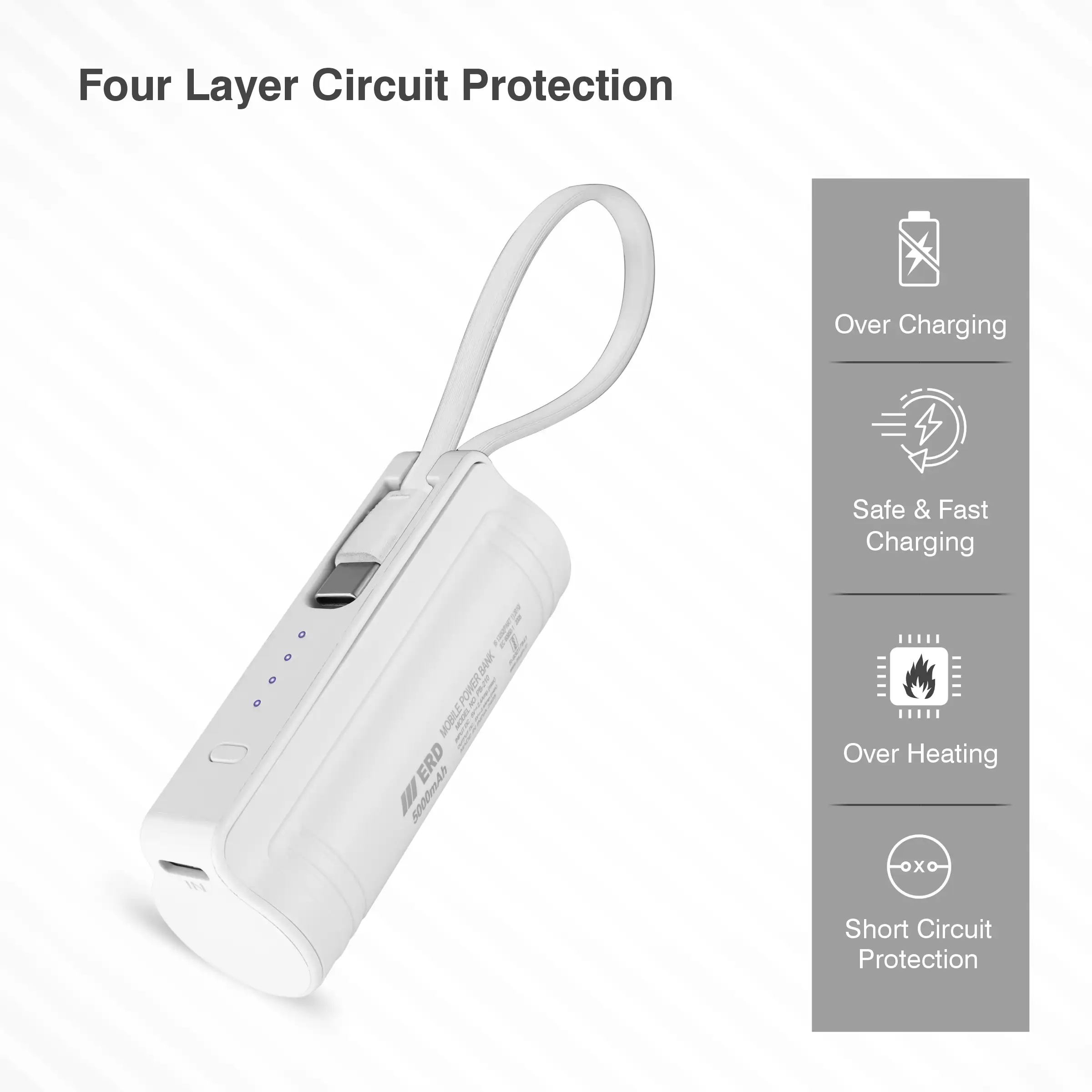 ERD PB-210 Power Bank 5000 mAh (12W) - Image 15