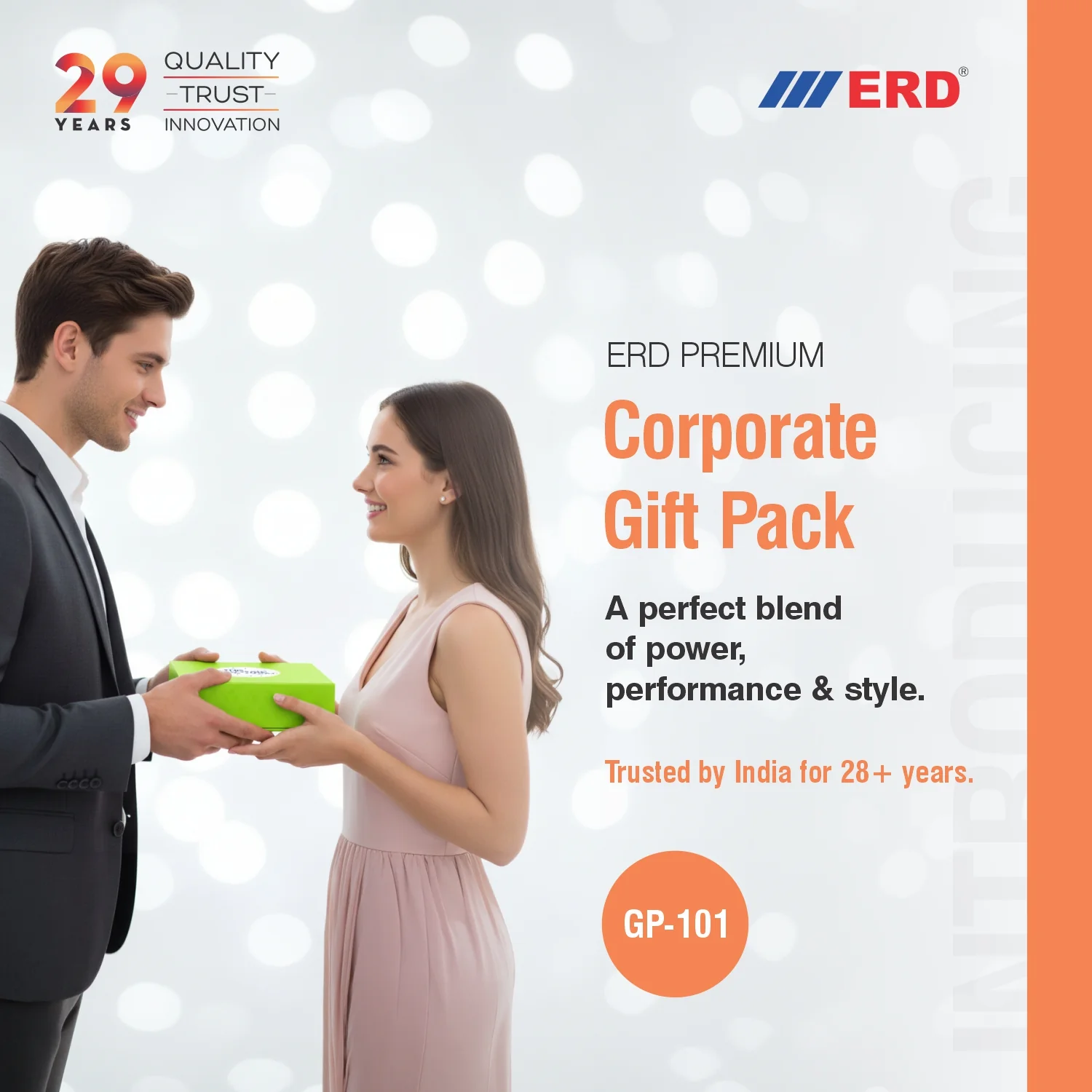 ERD Premium Corporate Gift Pack – GP 101 (10000mAh Power Bank + 45W GaN Charger + 65W USB-C Cable) - Image 3