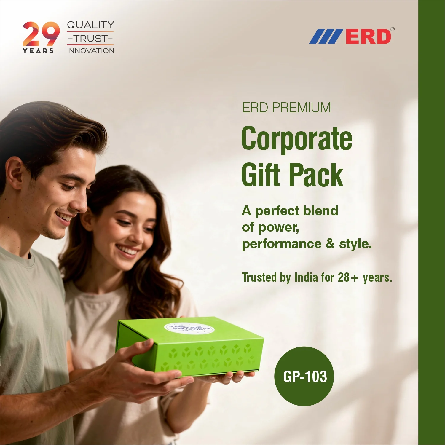 ERD Premium Corporate Gift Pack – GP-103 (10000mAh Power Bank + 33W Charger + 65W USB-C Cable) - Image 3