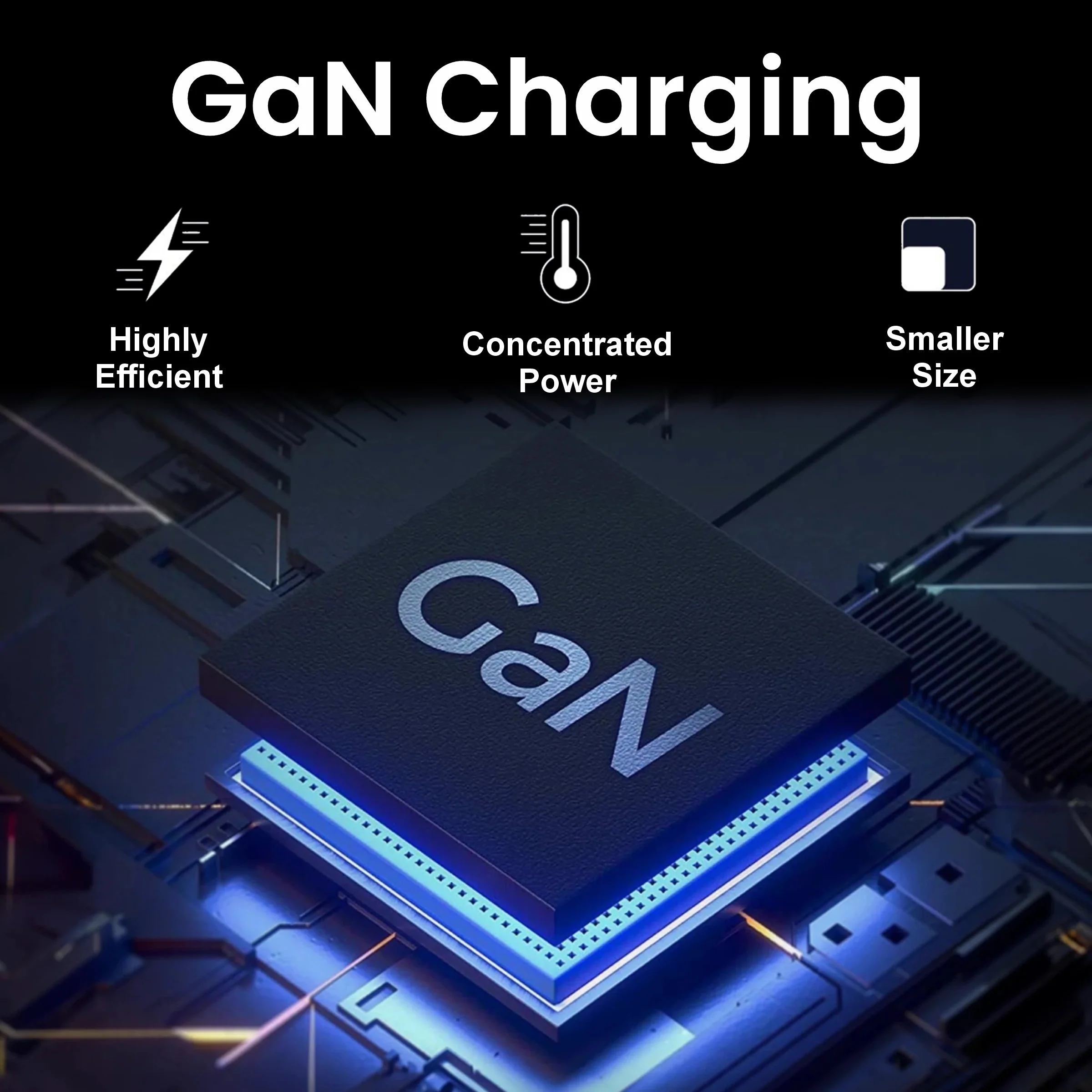 ERD TC-162 USB-A GaN Charger With USB-C Data Cable, 65W - Image 7