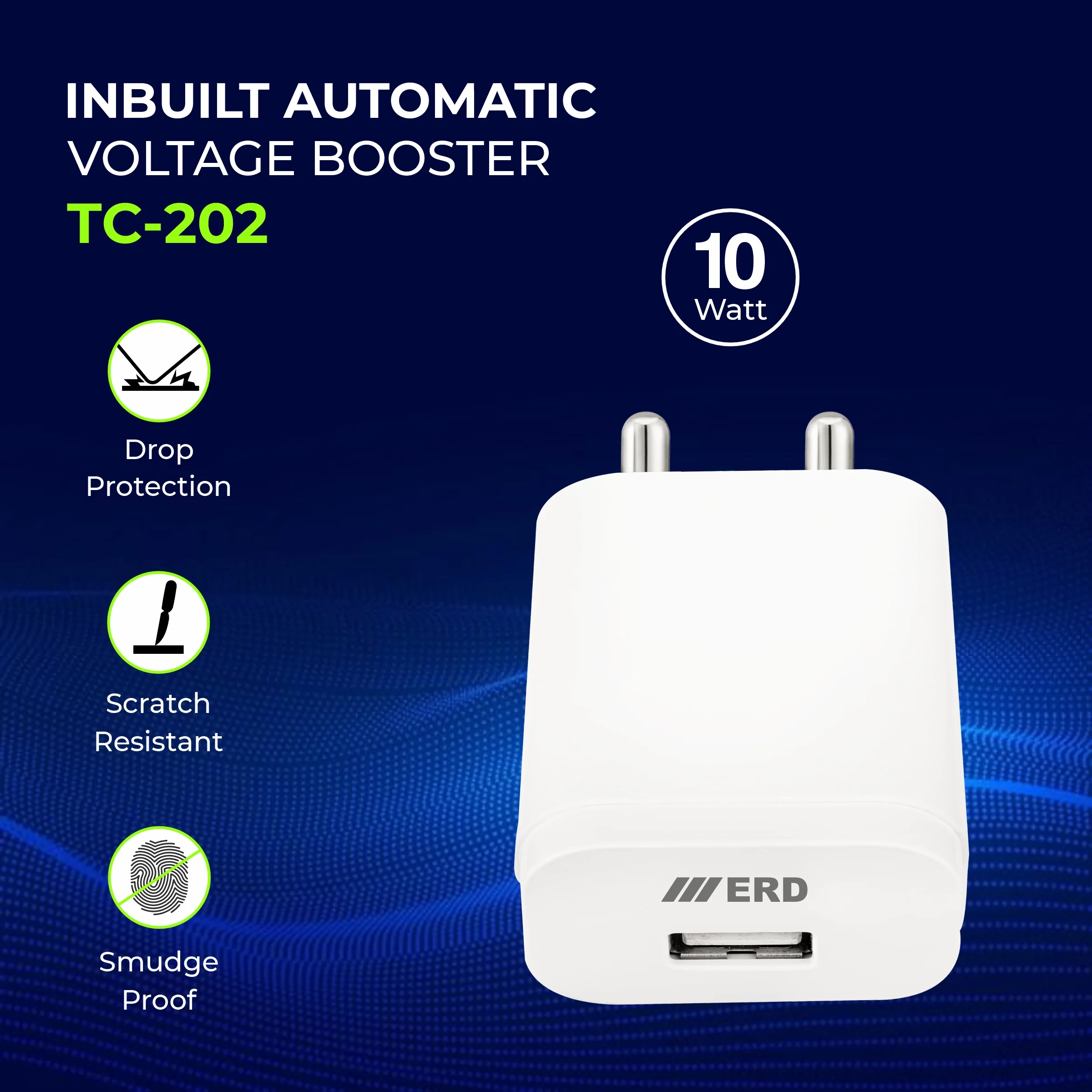ERD TC-202 USB-A Charger, 10W - Image 3