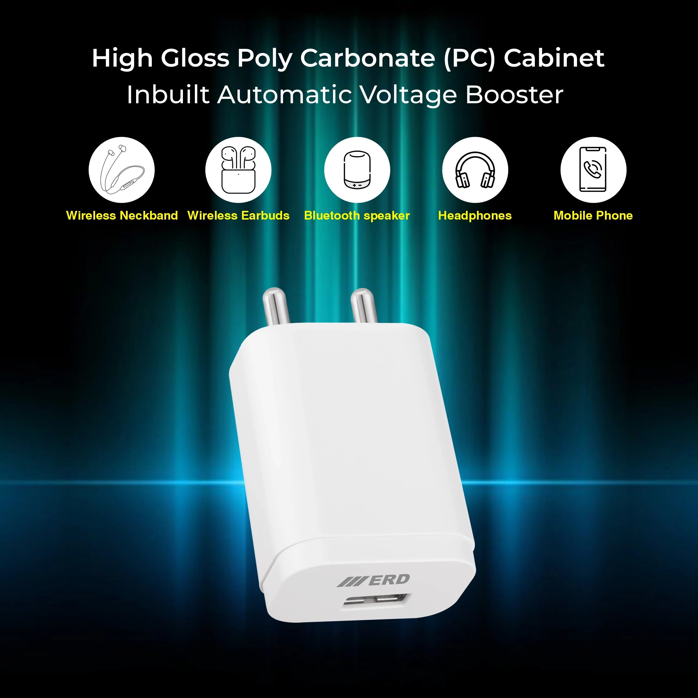 ERD TC-221 USB-A QC Charger, 20W - Image 3