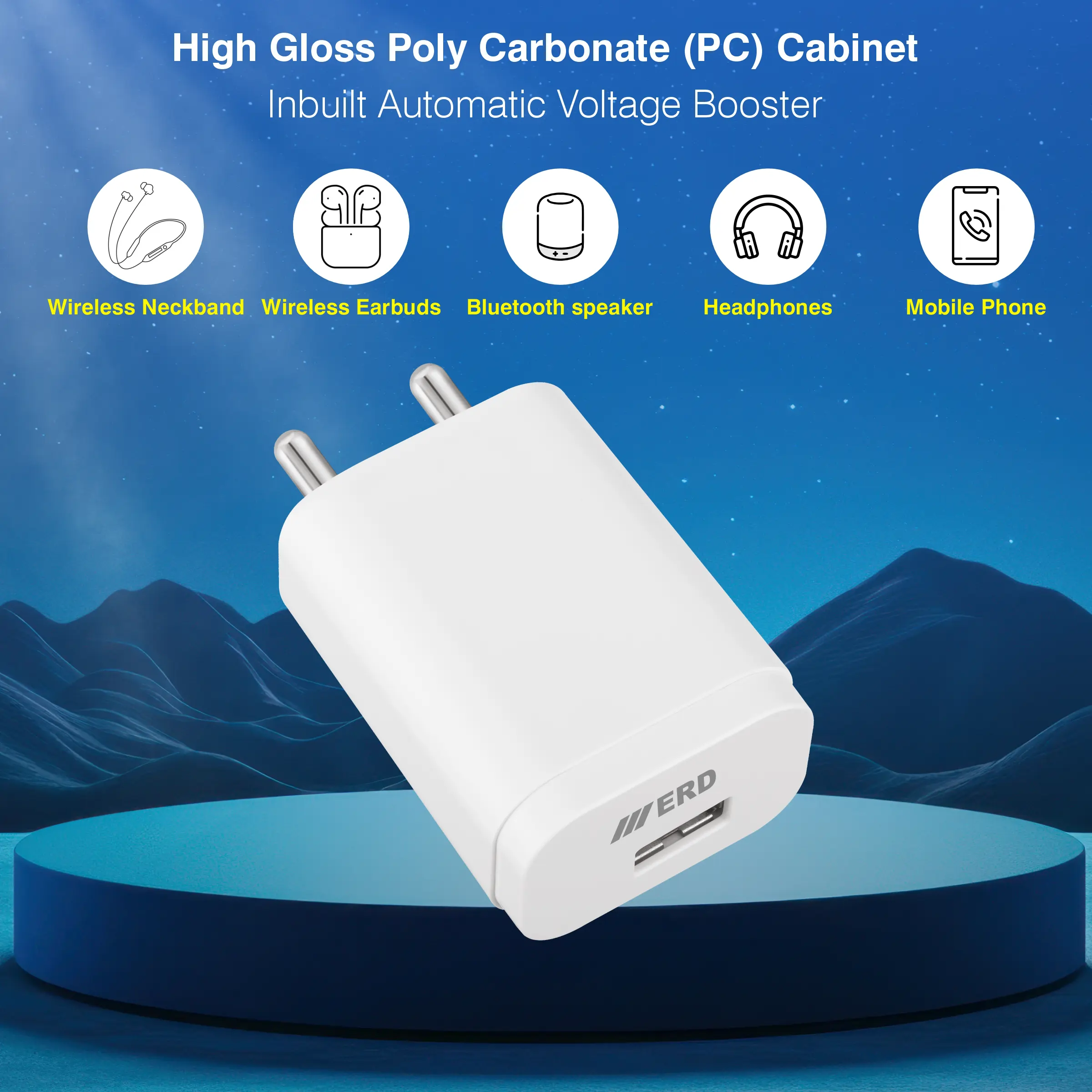 ERD TC-222 USB-A VOOC Charger, 20W - Image 3