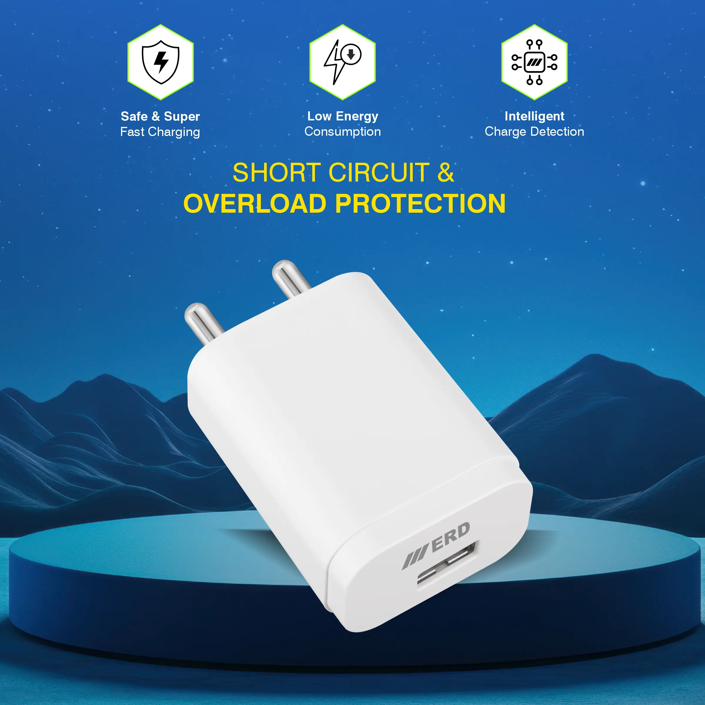 ERD TC-222 USB-A VOOC Charger, 20W - Image 6