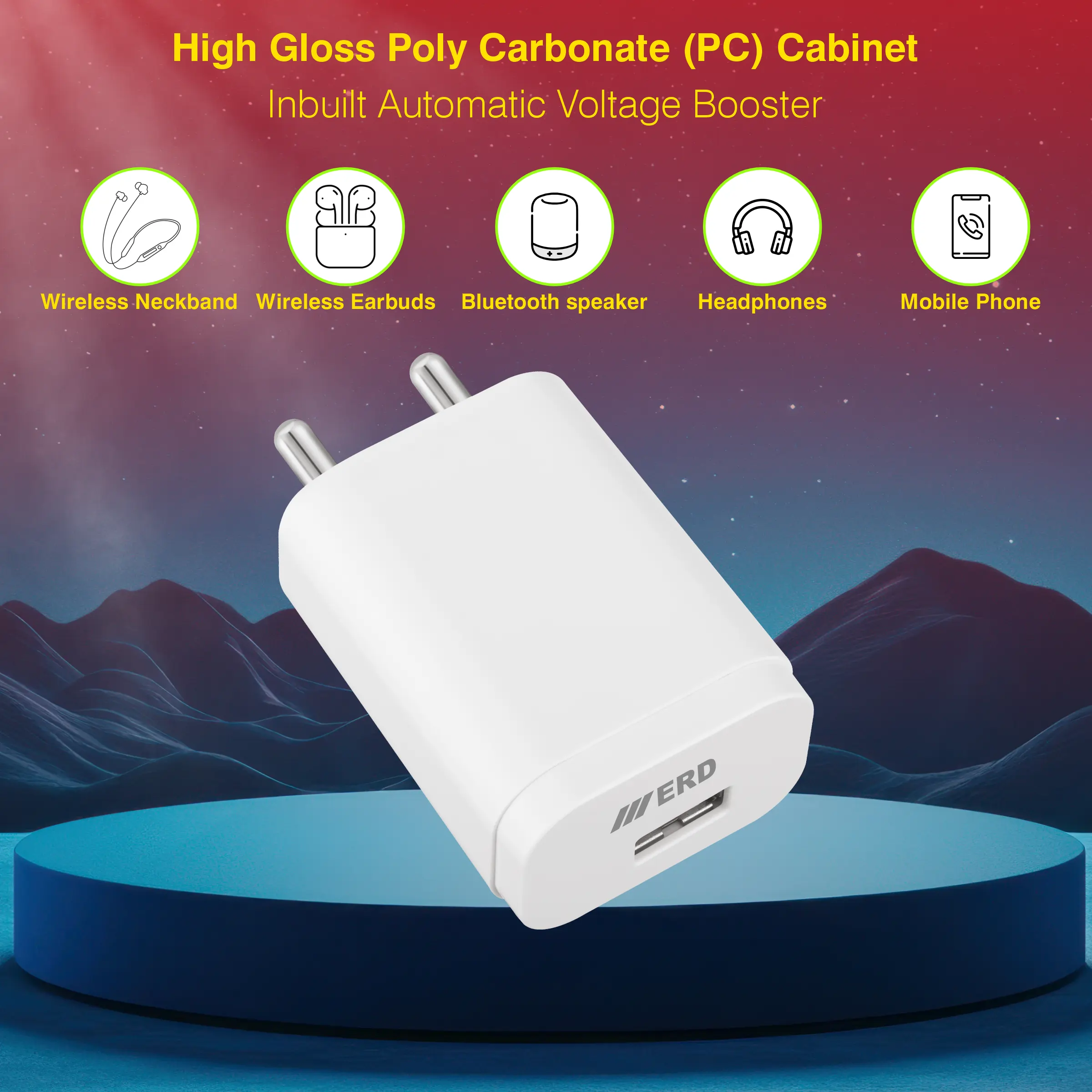 ERD TC-223 USB-A VOOC Charger, 33W - Image 3