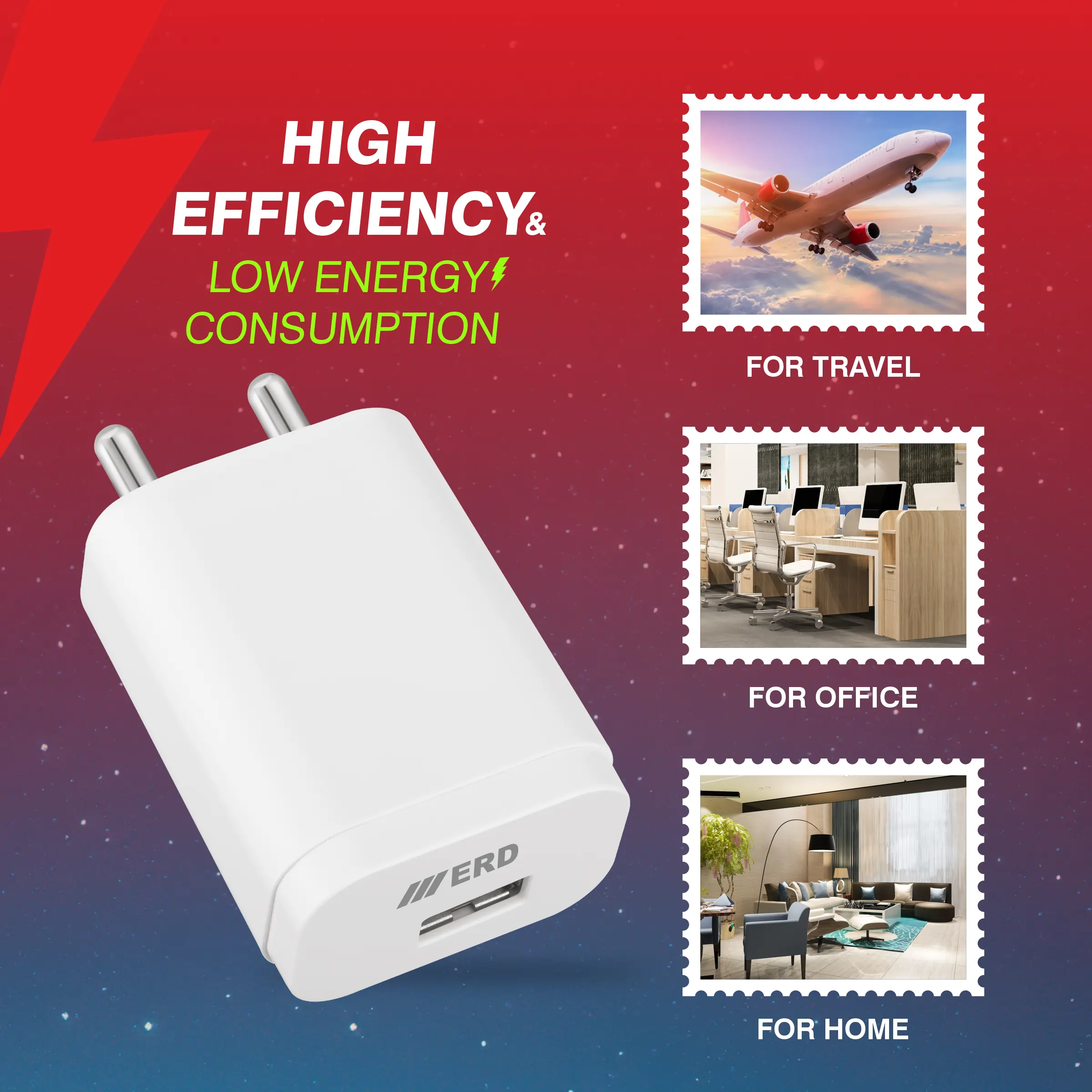 ERD TC-223 USB-A VOOC Charger, 33W - Image 7