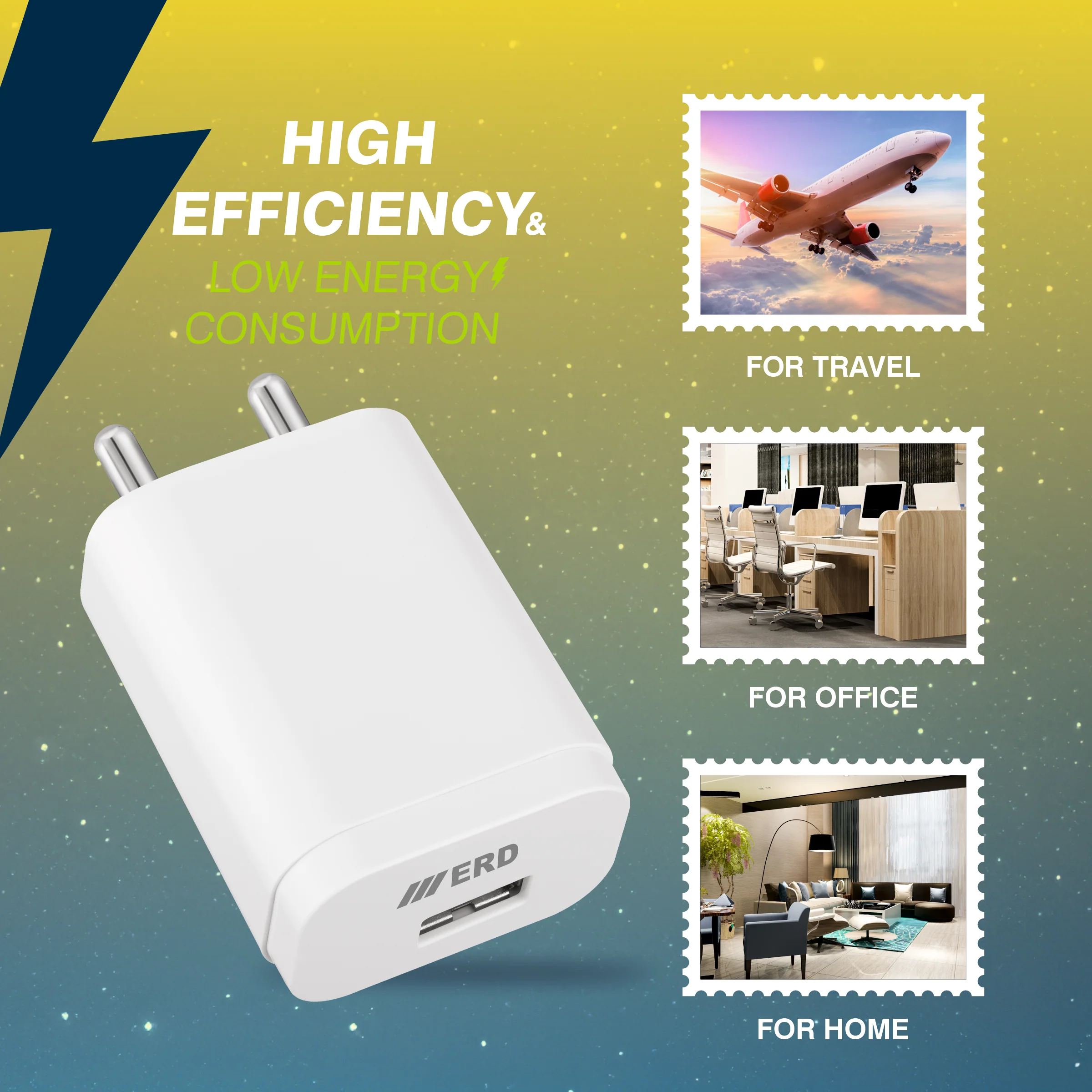 ERD TC-224 USB-A Flash Charger, 44W - Image 7