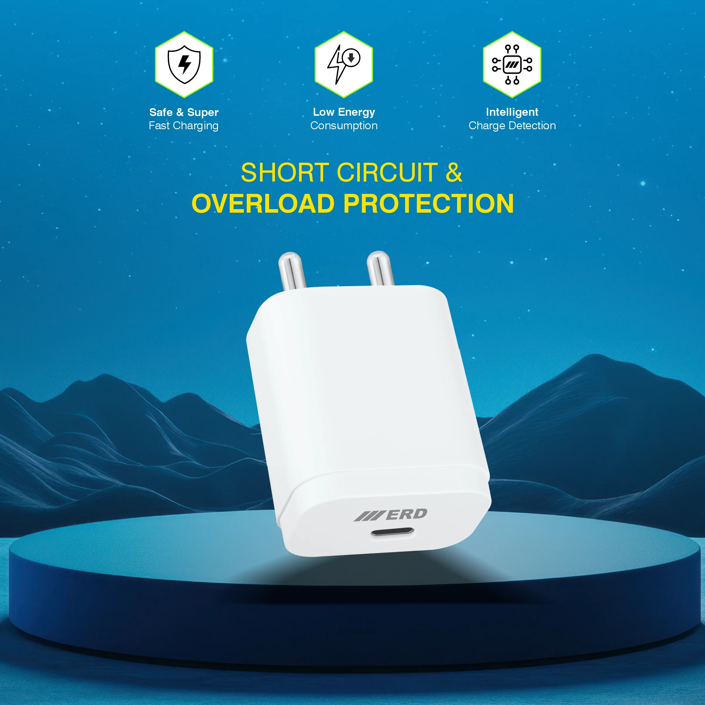 ERD TC-231 USB-C Charger With USB-C to C IP15 Data Cable, 20W - Image 6