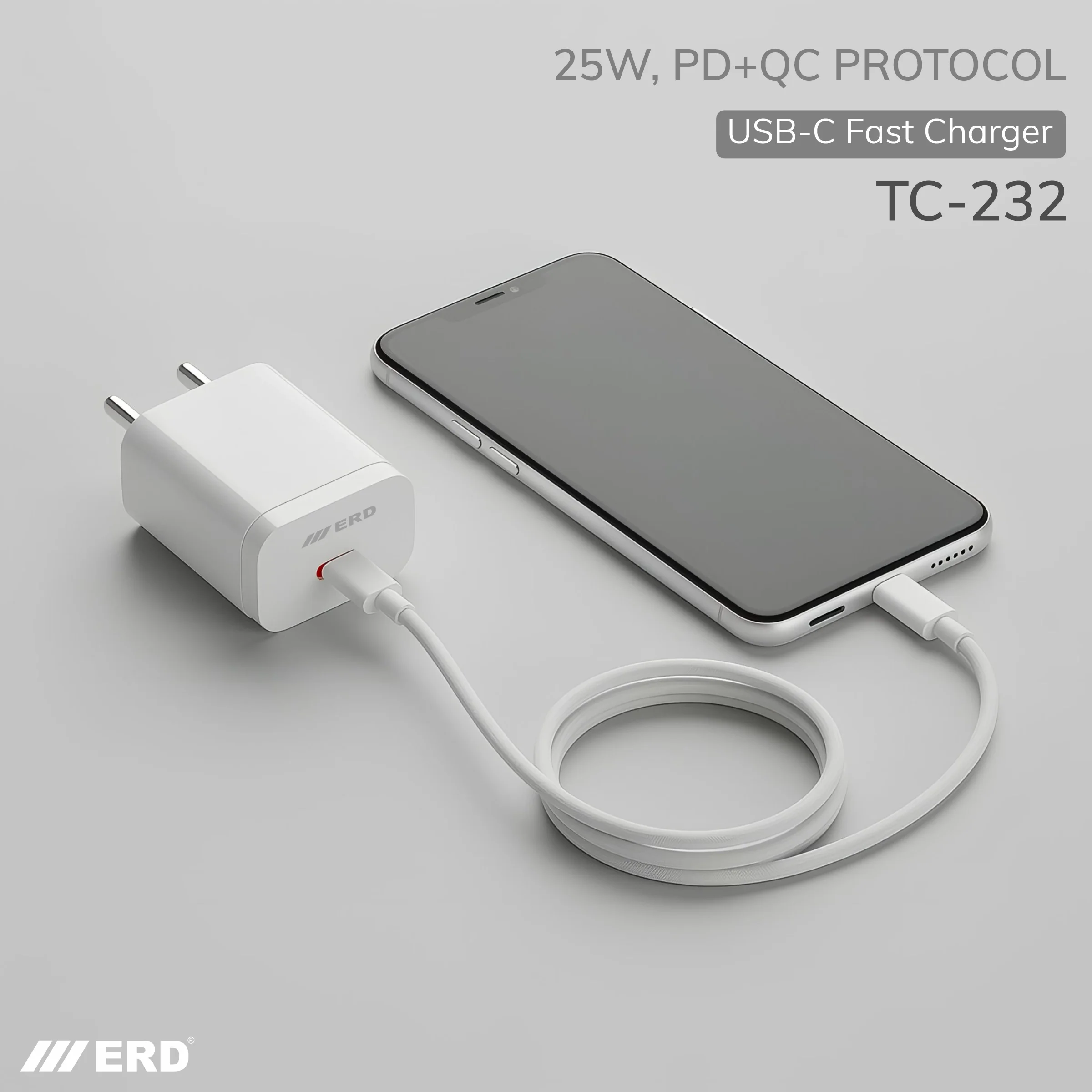 ERD TC-232 USB-C Charger, 25W - Image 3