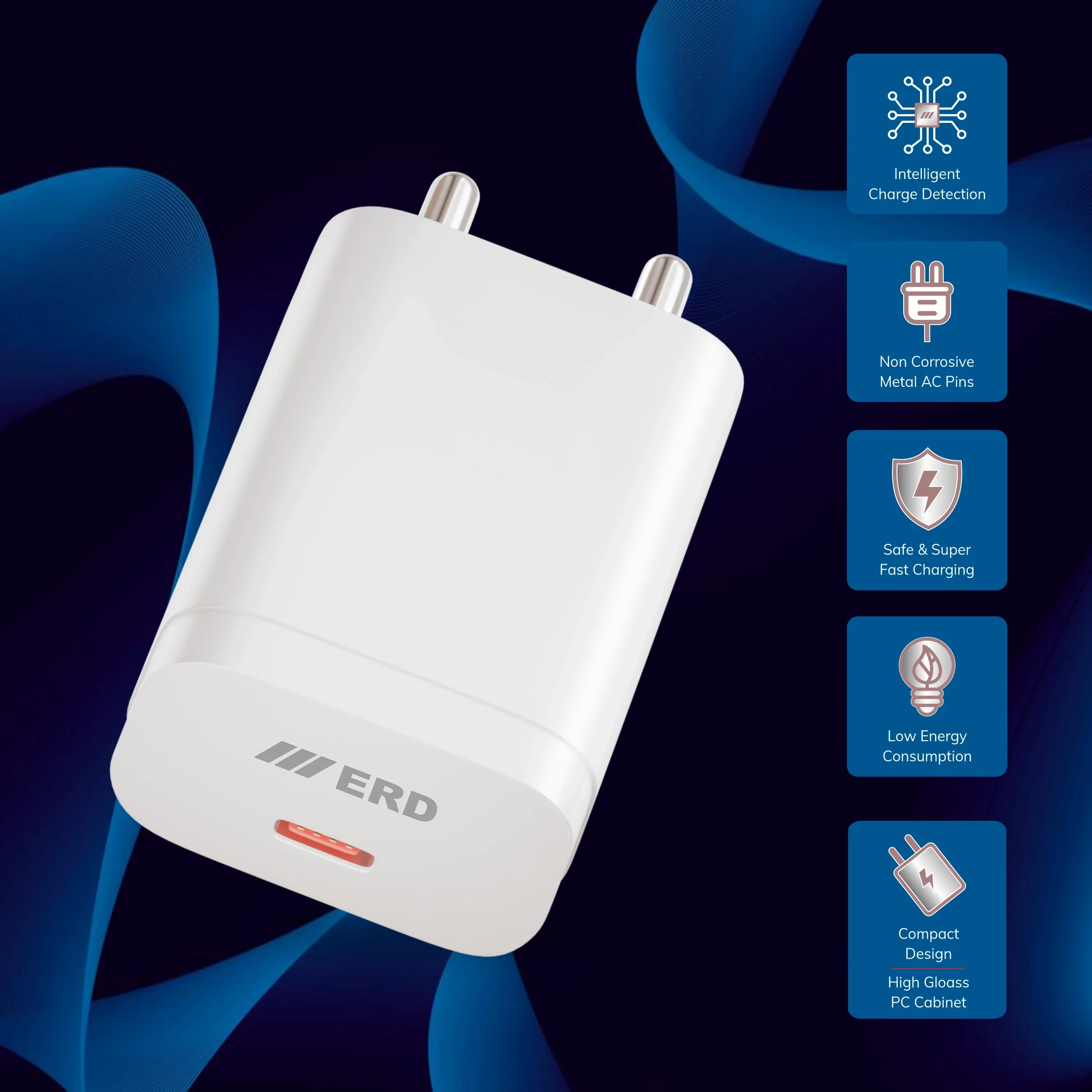 ERD TC-232 USB-C Charger, 25W - Image 4