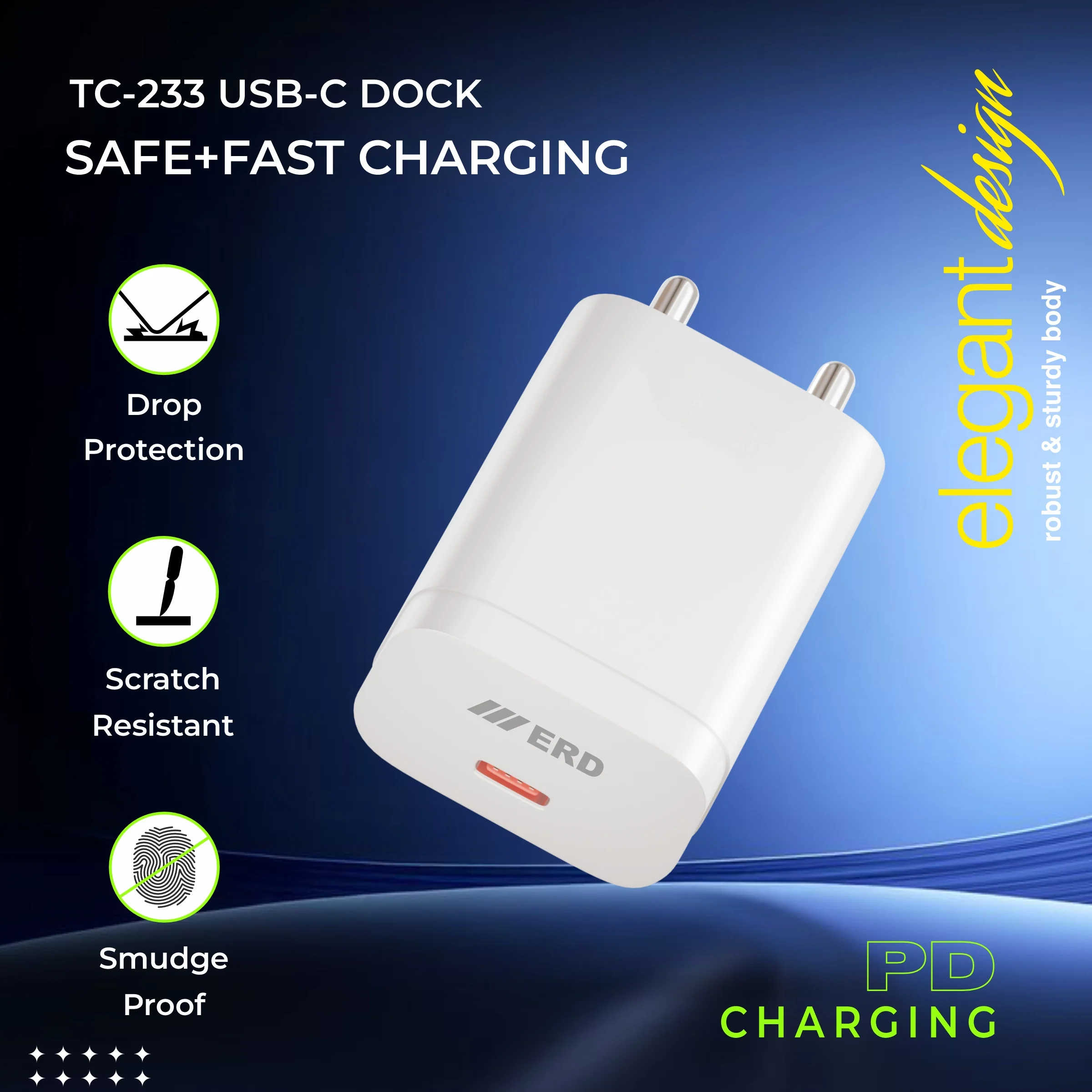 ERD TC-233 USB-C Charger, 33W - Image 4
