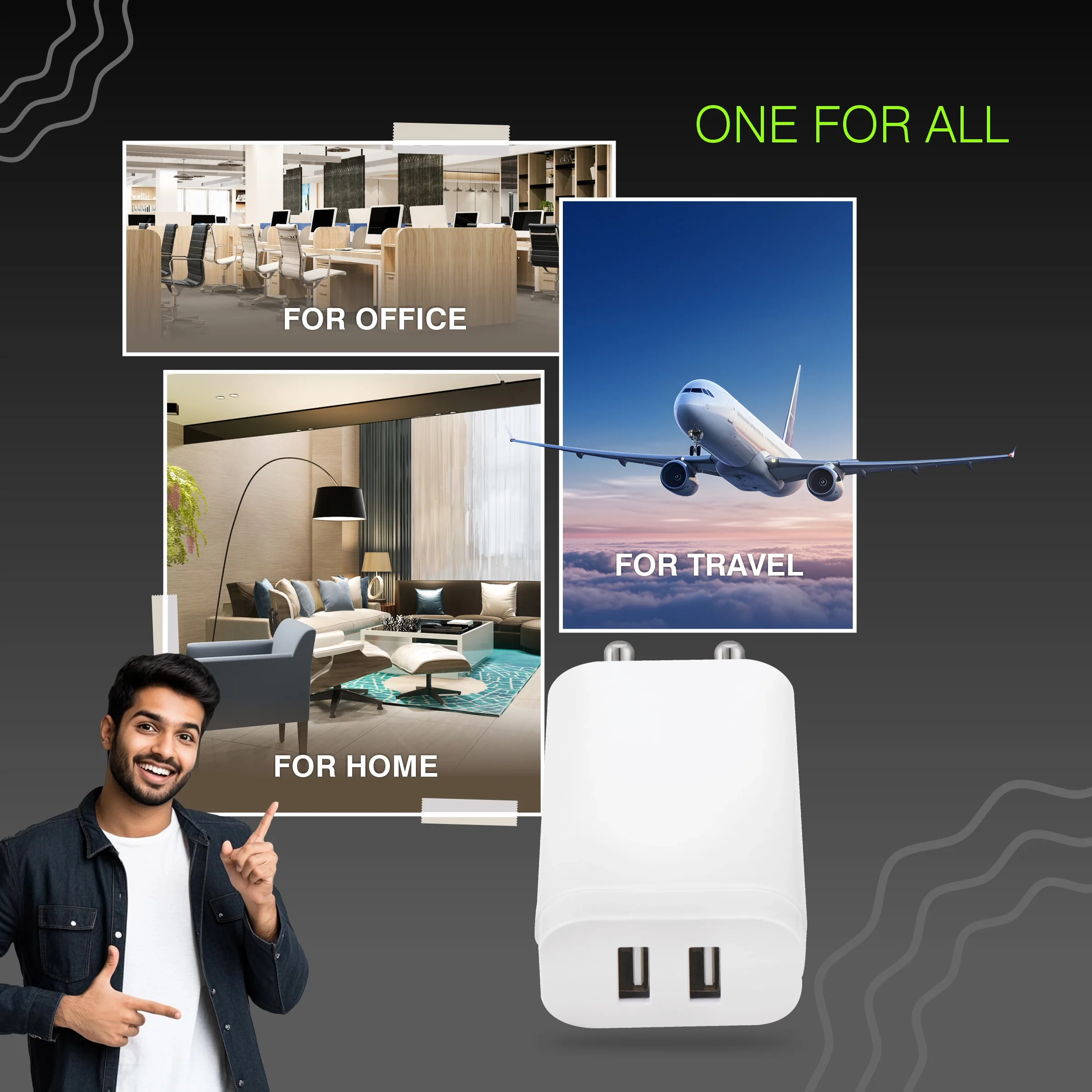 ERD TC-273 Dual USB-A Charger, 15W - Image 7