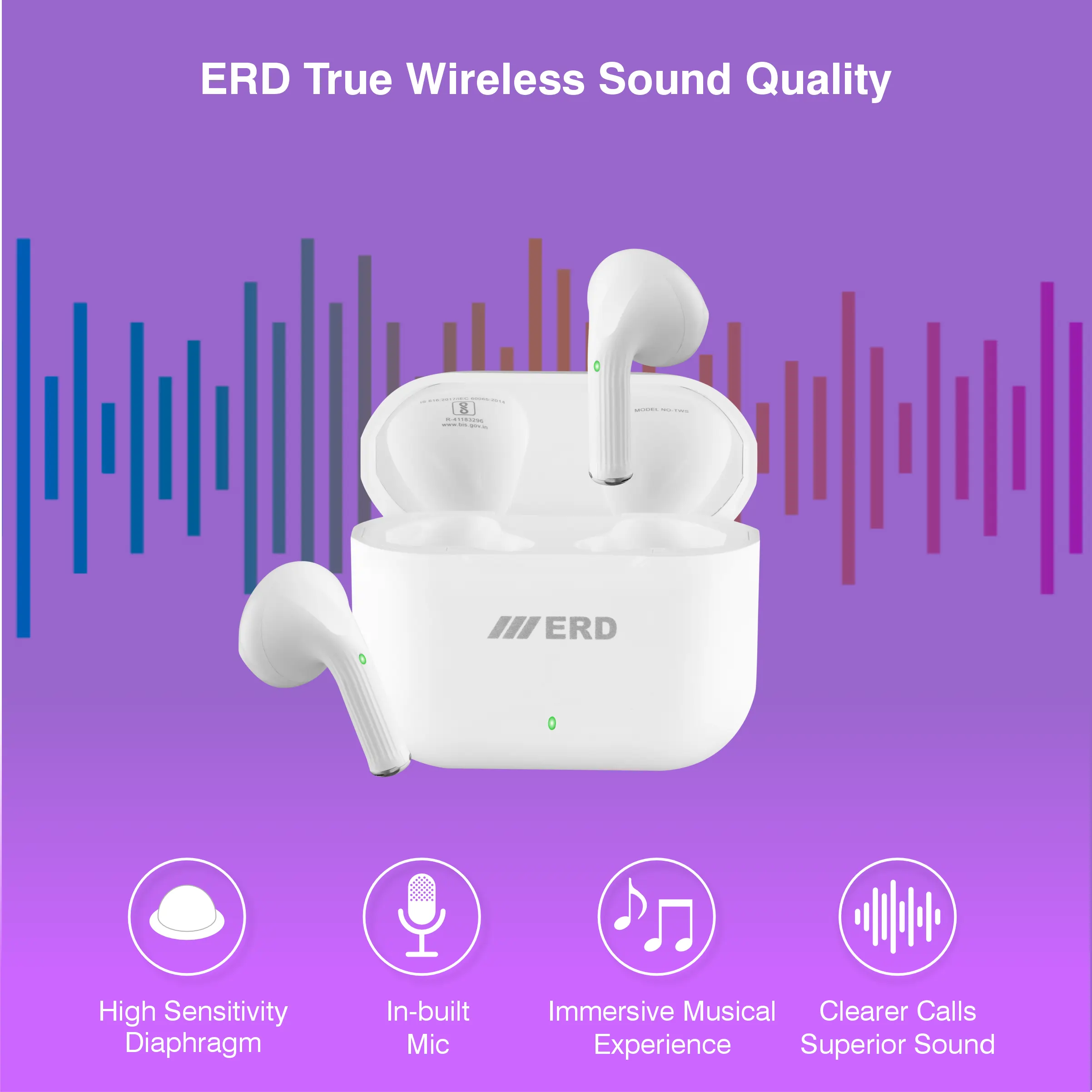 ERD TWS-120 Wireless Earbuds - Image 15