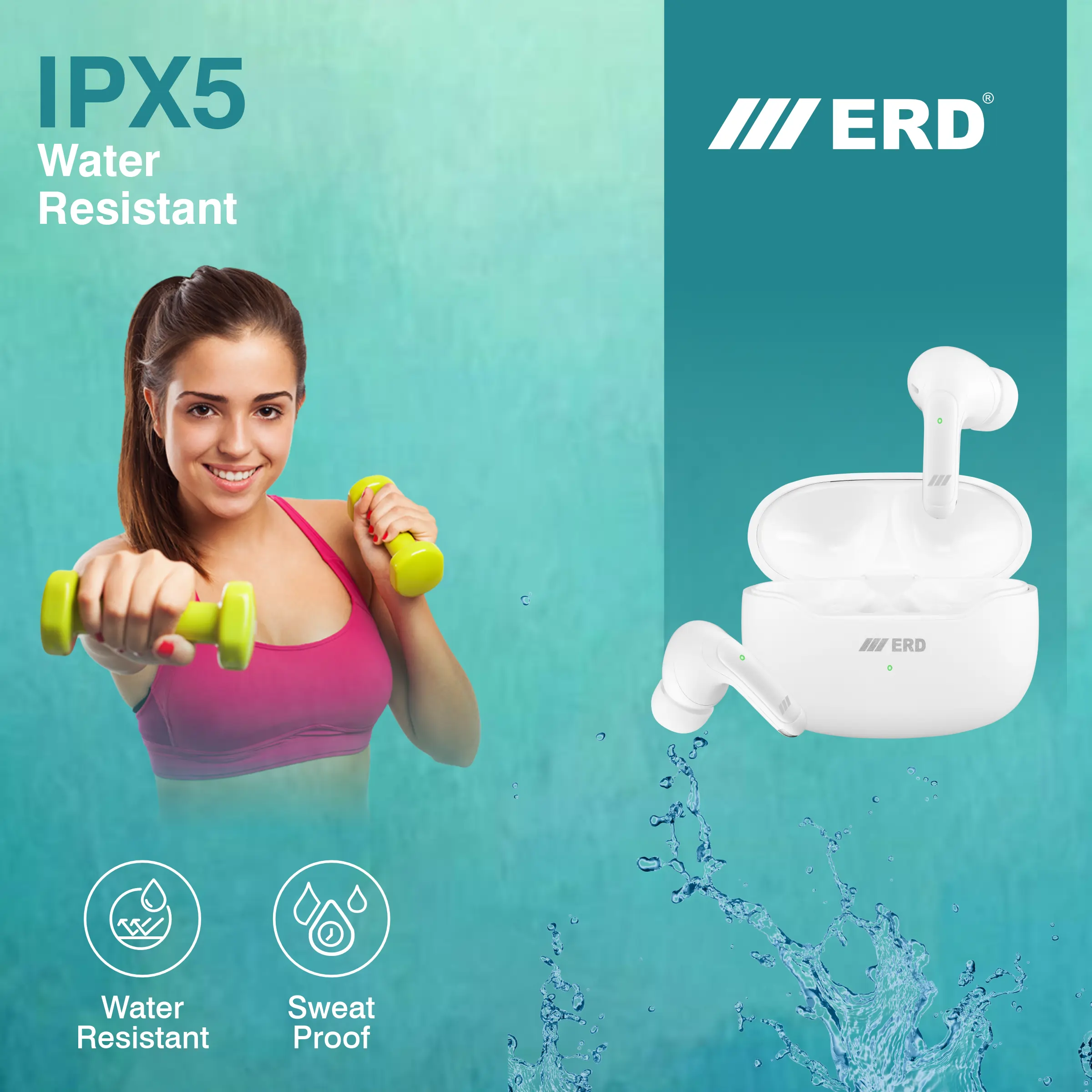 ERD TWS-150 Wireless Earbuds With ANC - Image 16