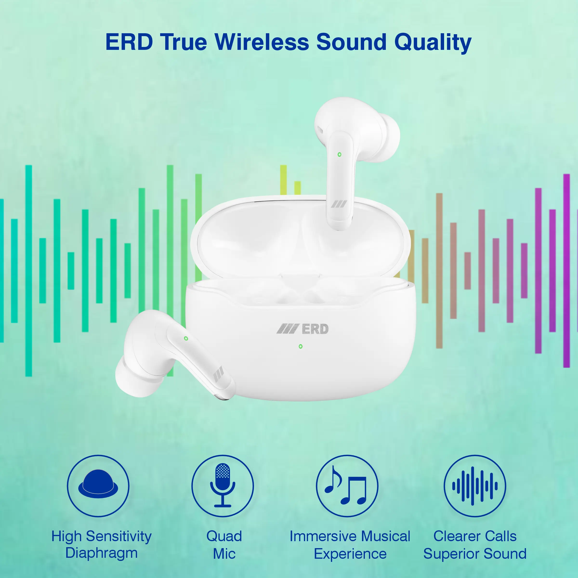 ERD TWS-150 Wireless Earbuds With ANC - Image 17