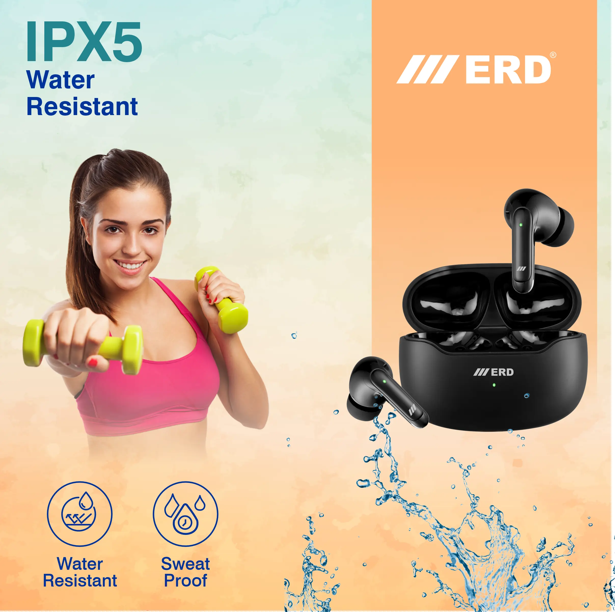 ERD TWS-150 Wireless Earbuds With ANC - Image 6
