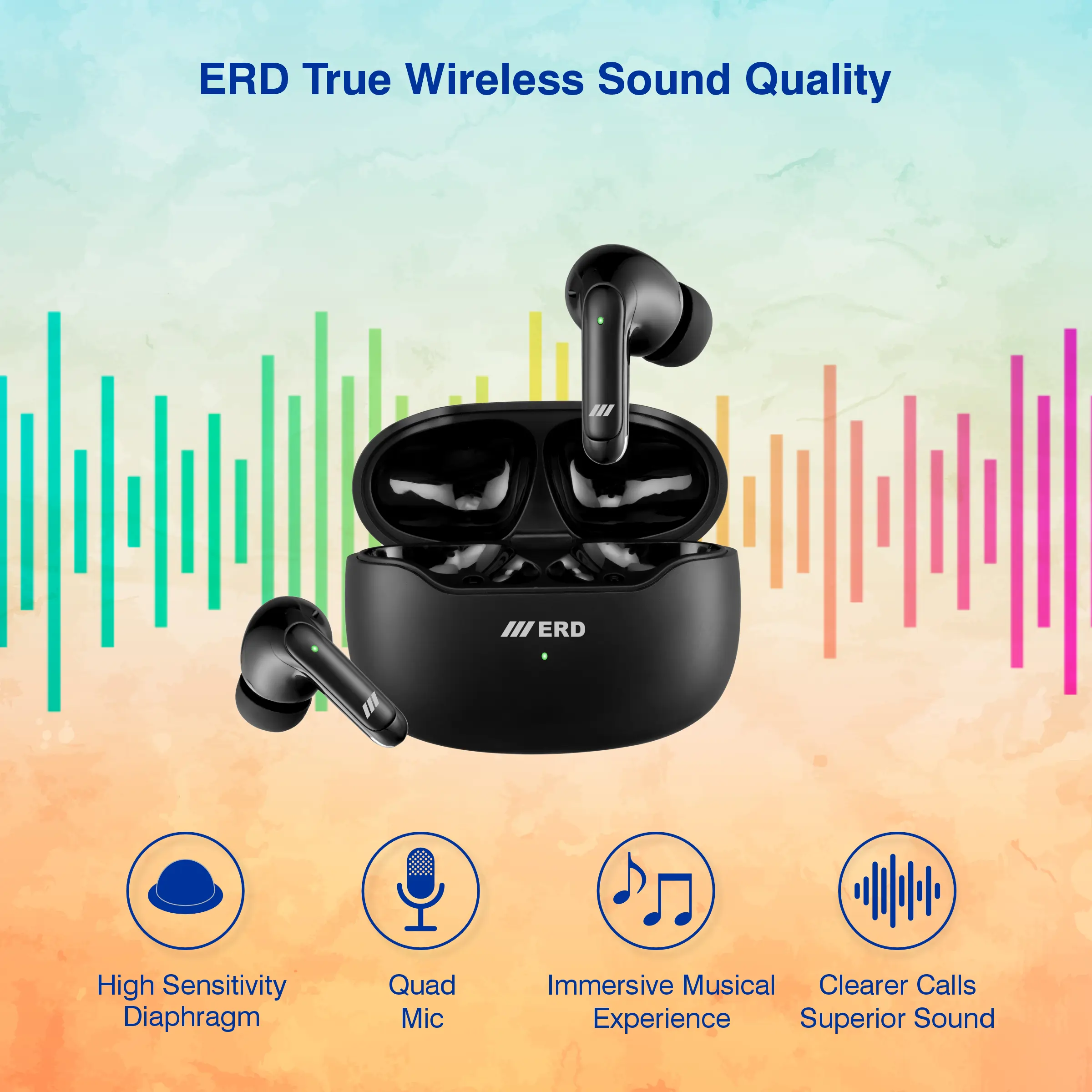 ERD TWS-150 Wireless Earbuds With ANC - Image 7