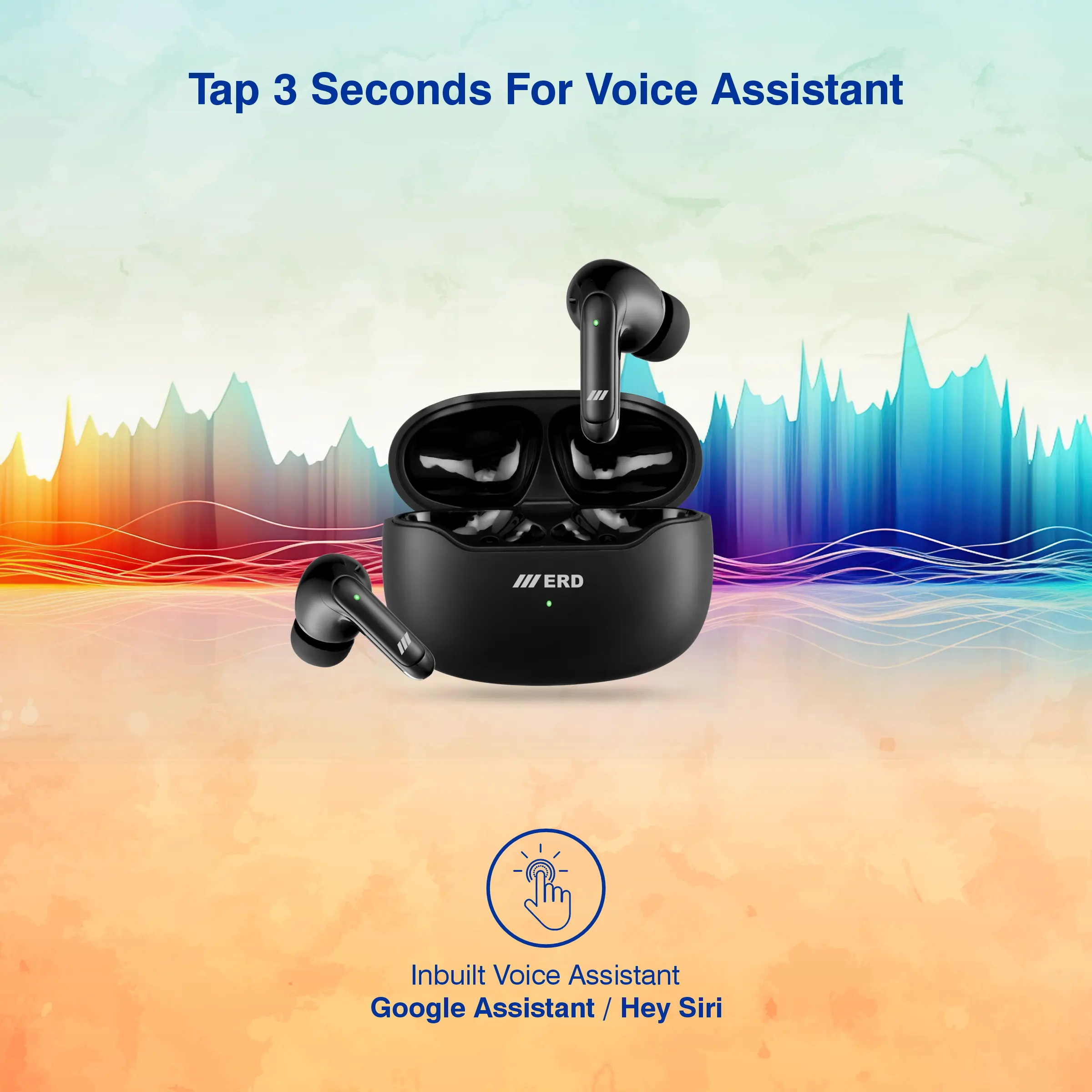 ERD TWS-150 Wireless Earbuds With ANC - Image 9