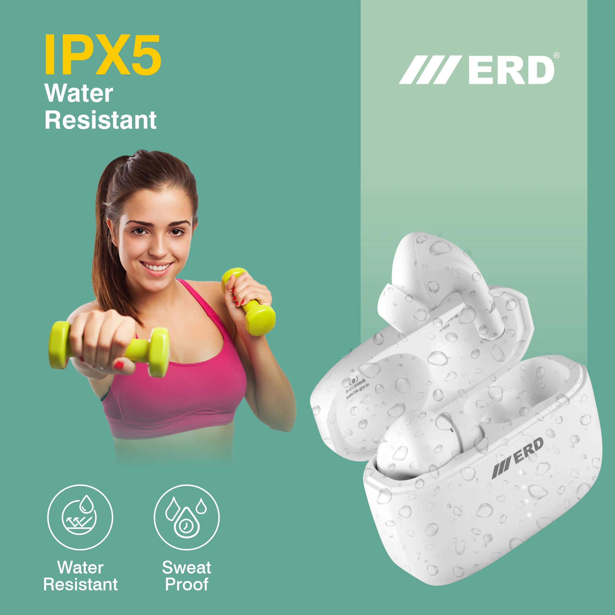 ERD TWS-18 Wireless Earbuds - Image 4