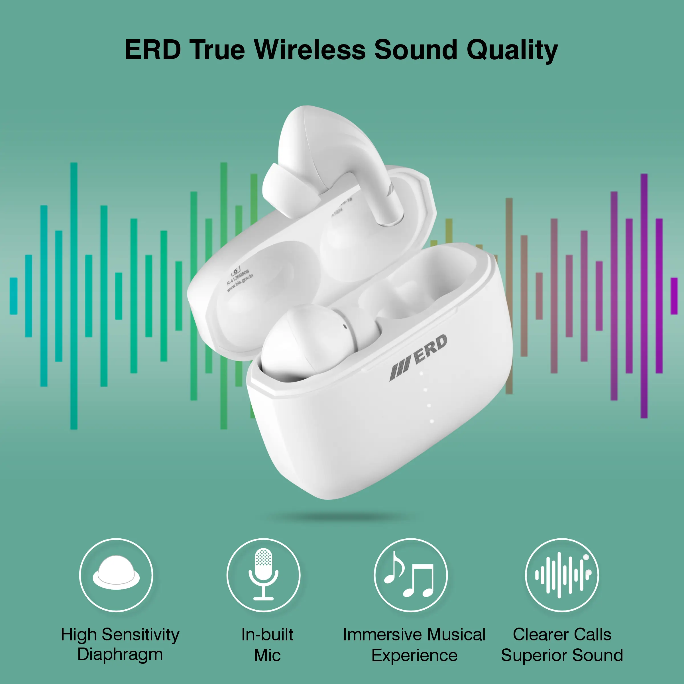 ERD TWS-18 Wireless Earbuds - Image 5