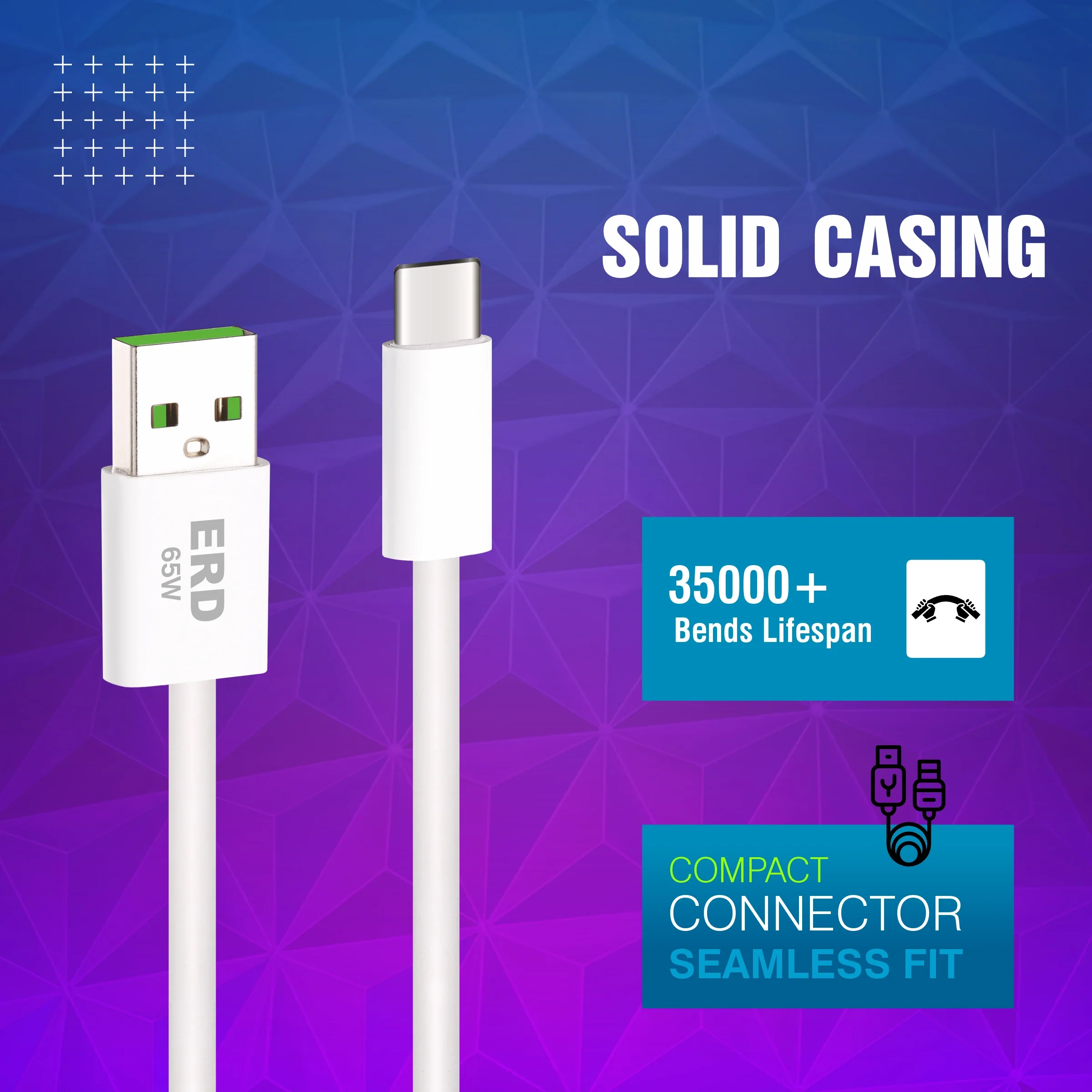 ERD UC-302 USB-C Data Cable-65W - Image 4