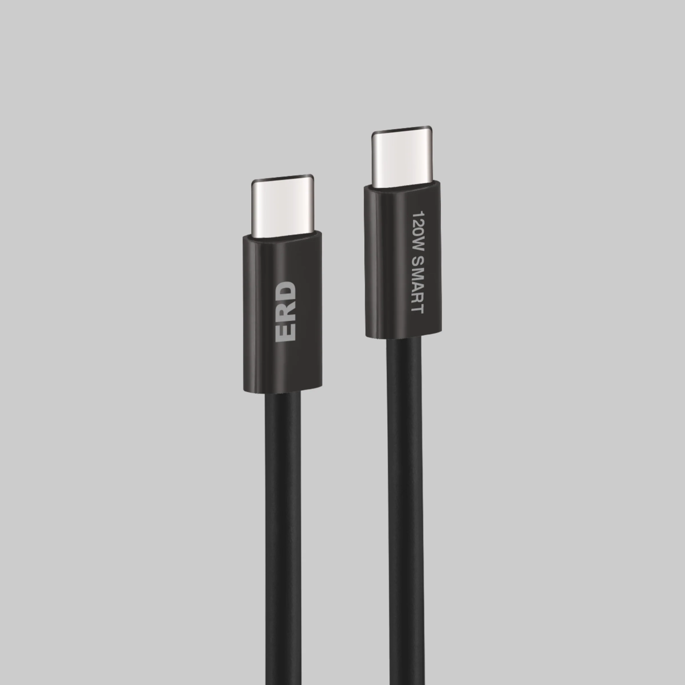 ERD UC-379 USB-C TO C Solid Casing Smart Data Cable, 2 Meter, 120W