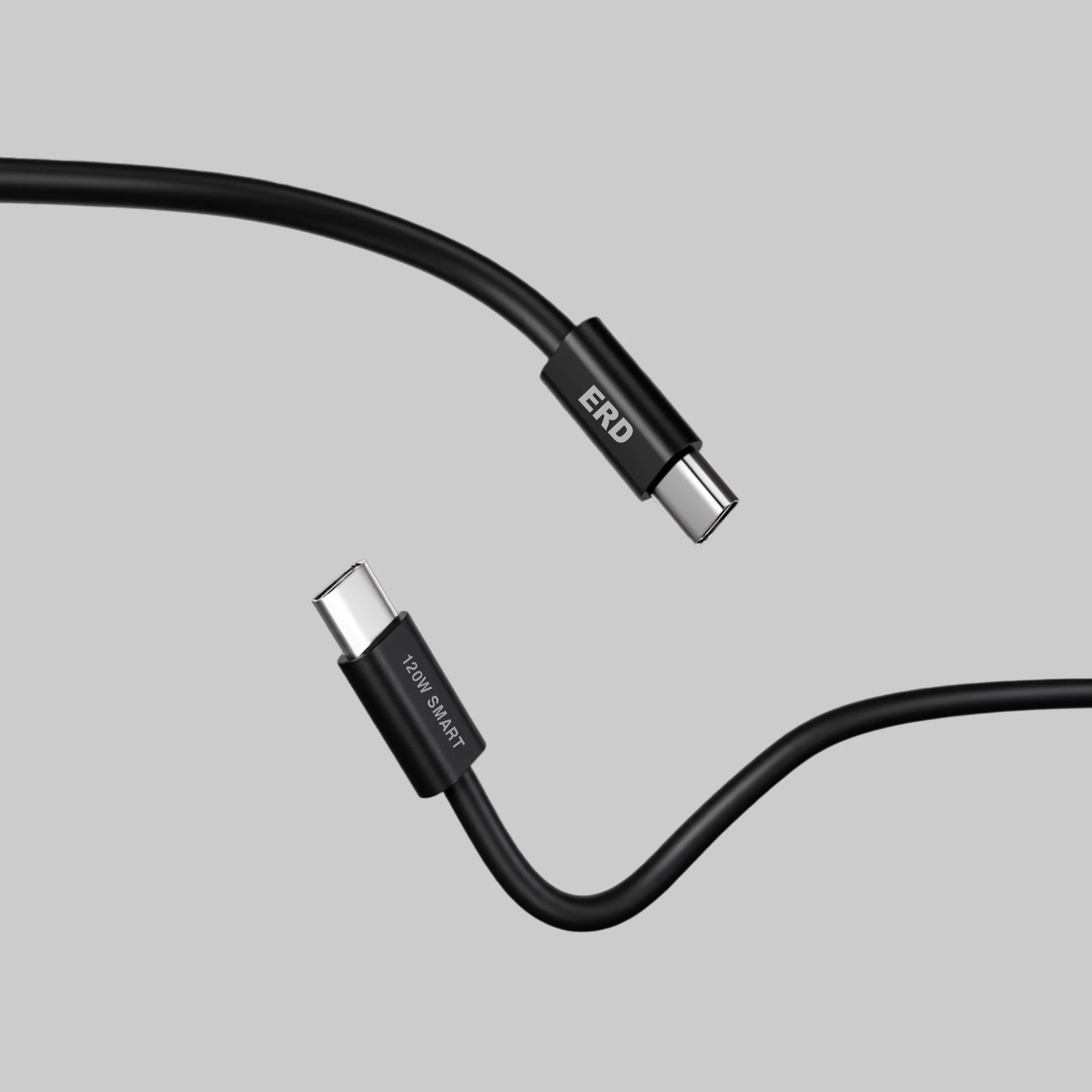 ERD UC-379 USB-C TO C Solid Casing Smart Data Cable, 2 Meter, 120W - Image 2